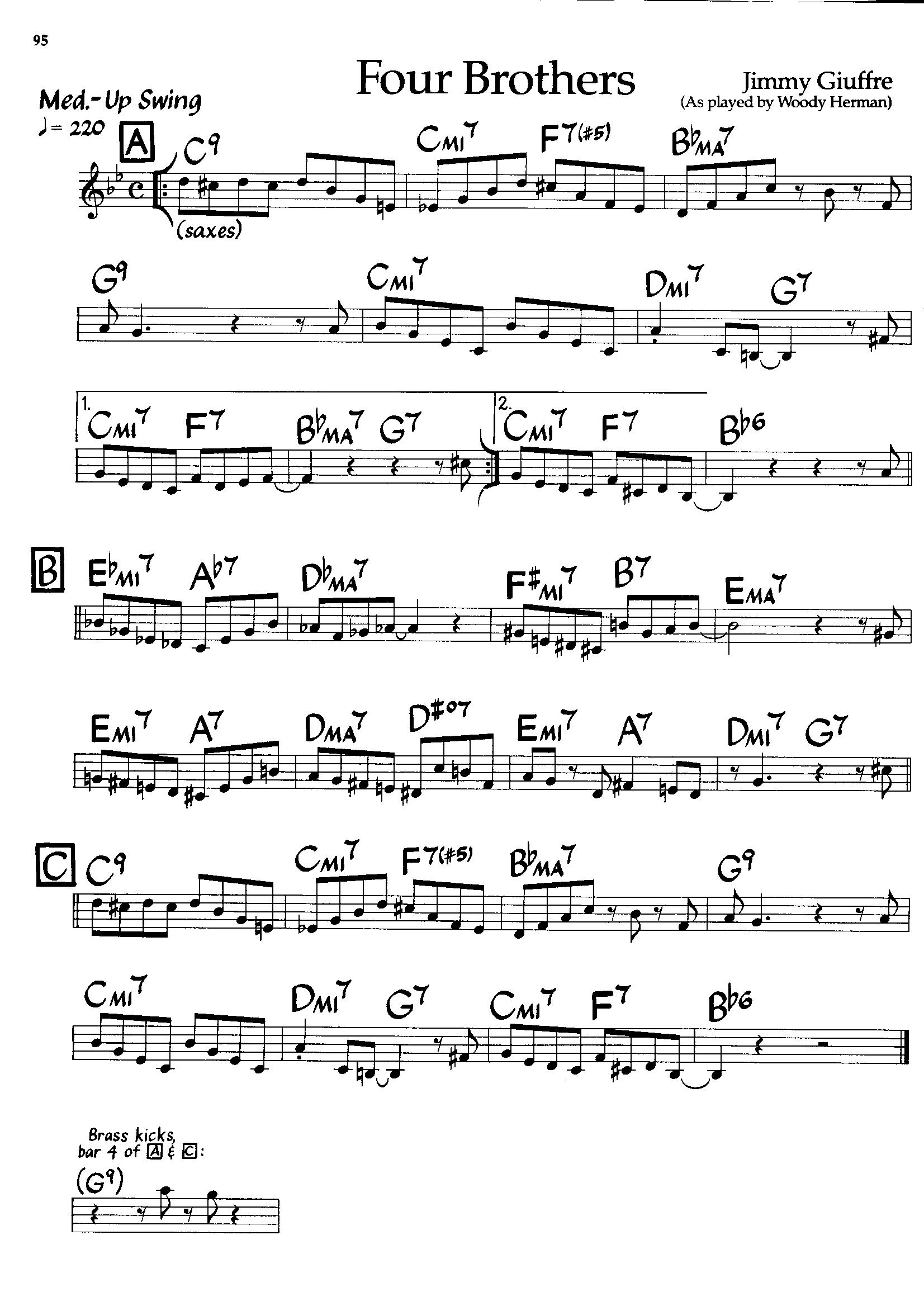 Four Brothers — Woody Herman Four Brothers — Woody Herman