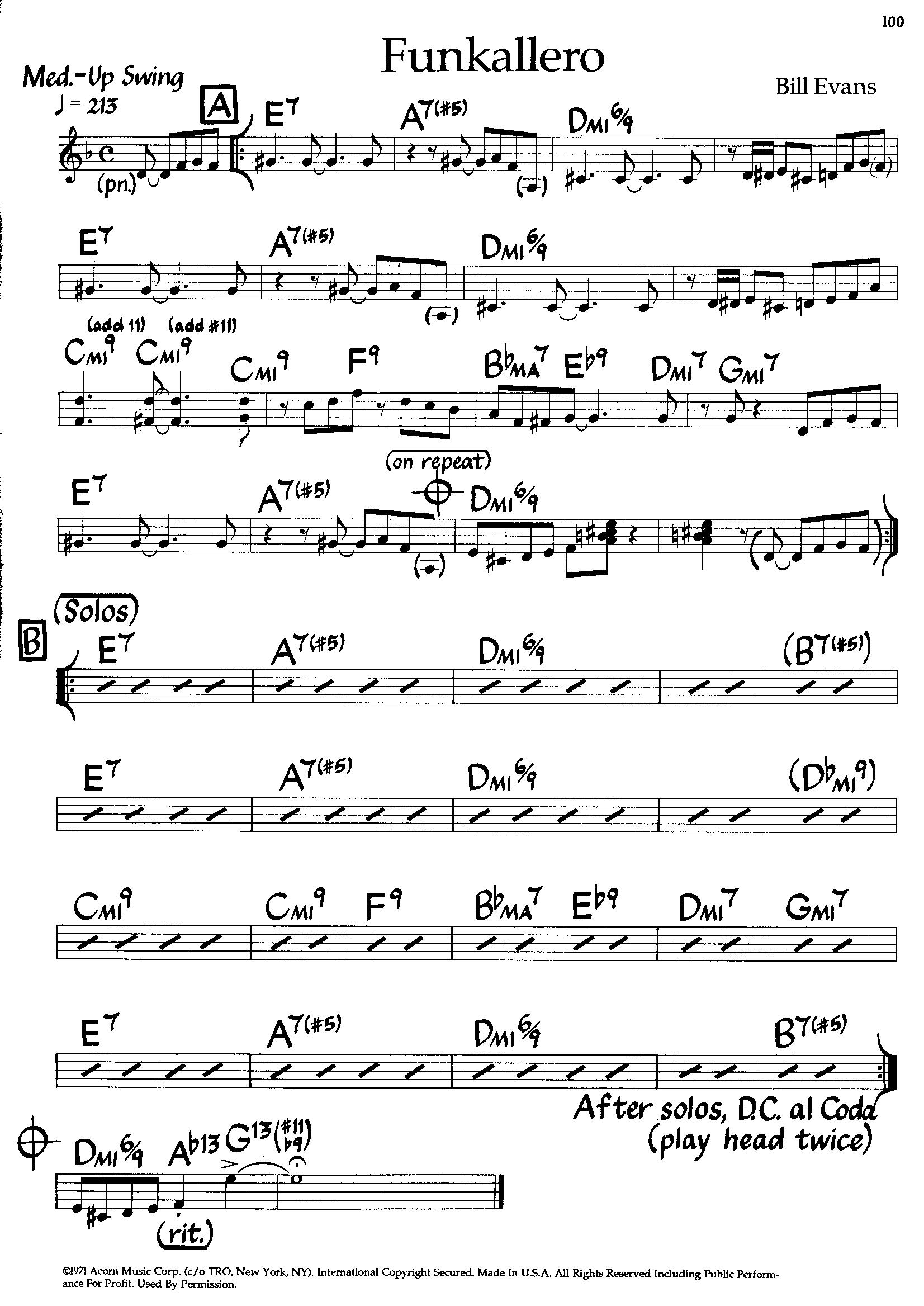 Funkallero — Billevans Funkallero — Billevans
