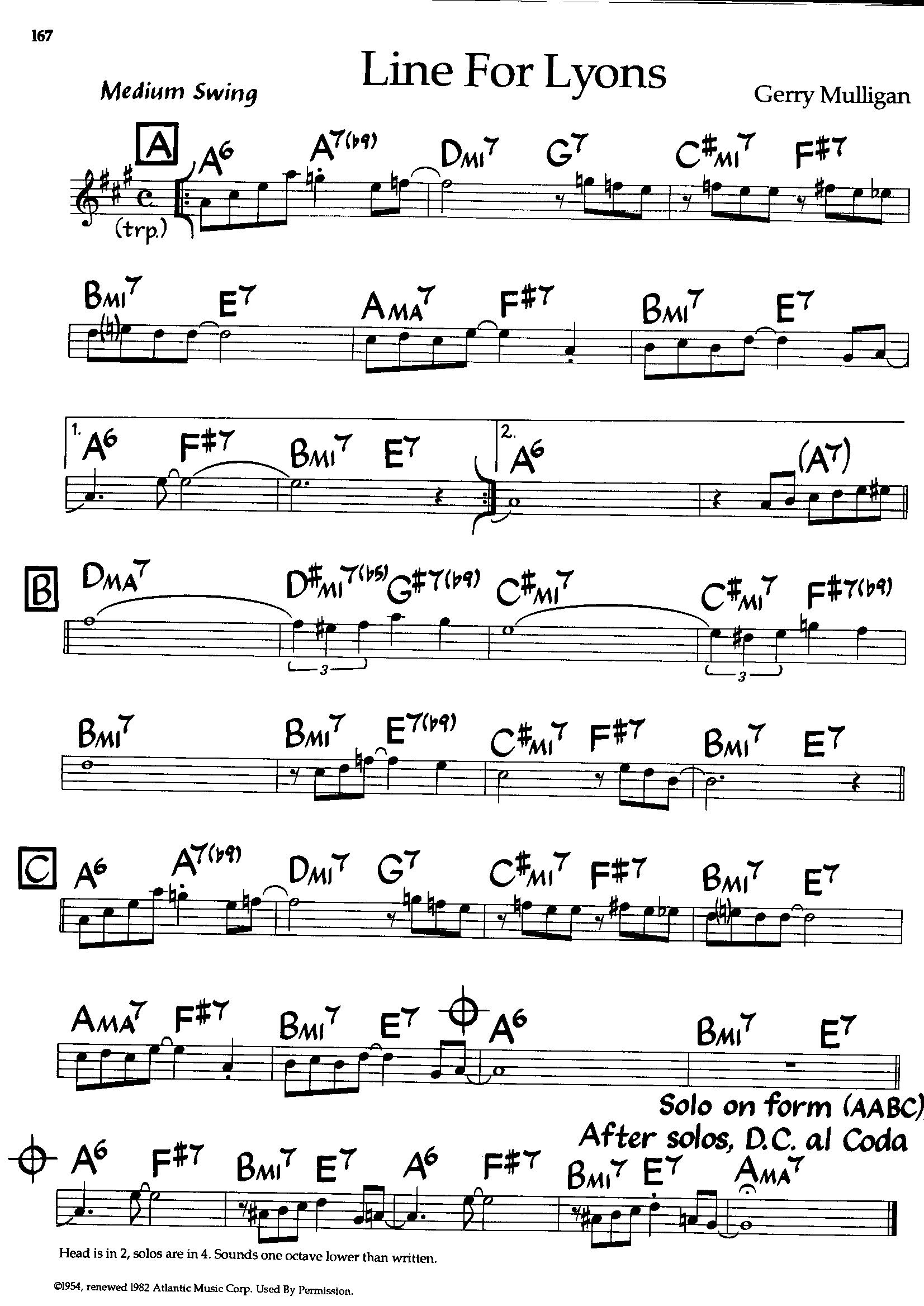 Line For Lyons — Gerry Mulligan Line For Lyons — Gerry Mulligan