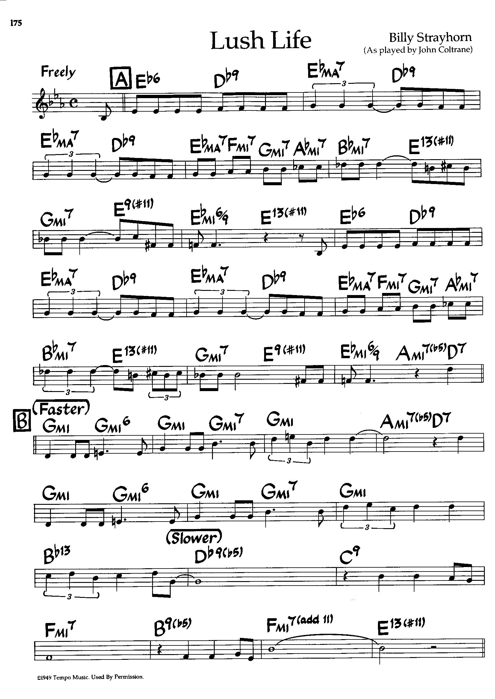 Lush Life — John Coltrane Lush Life — John Coltrane