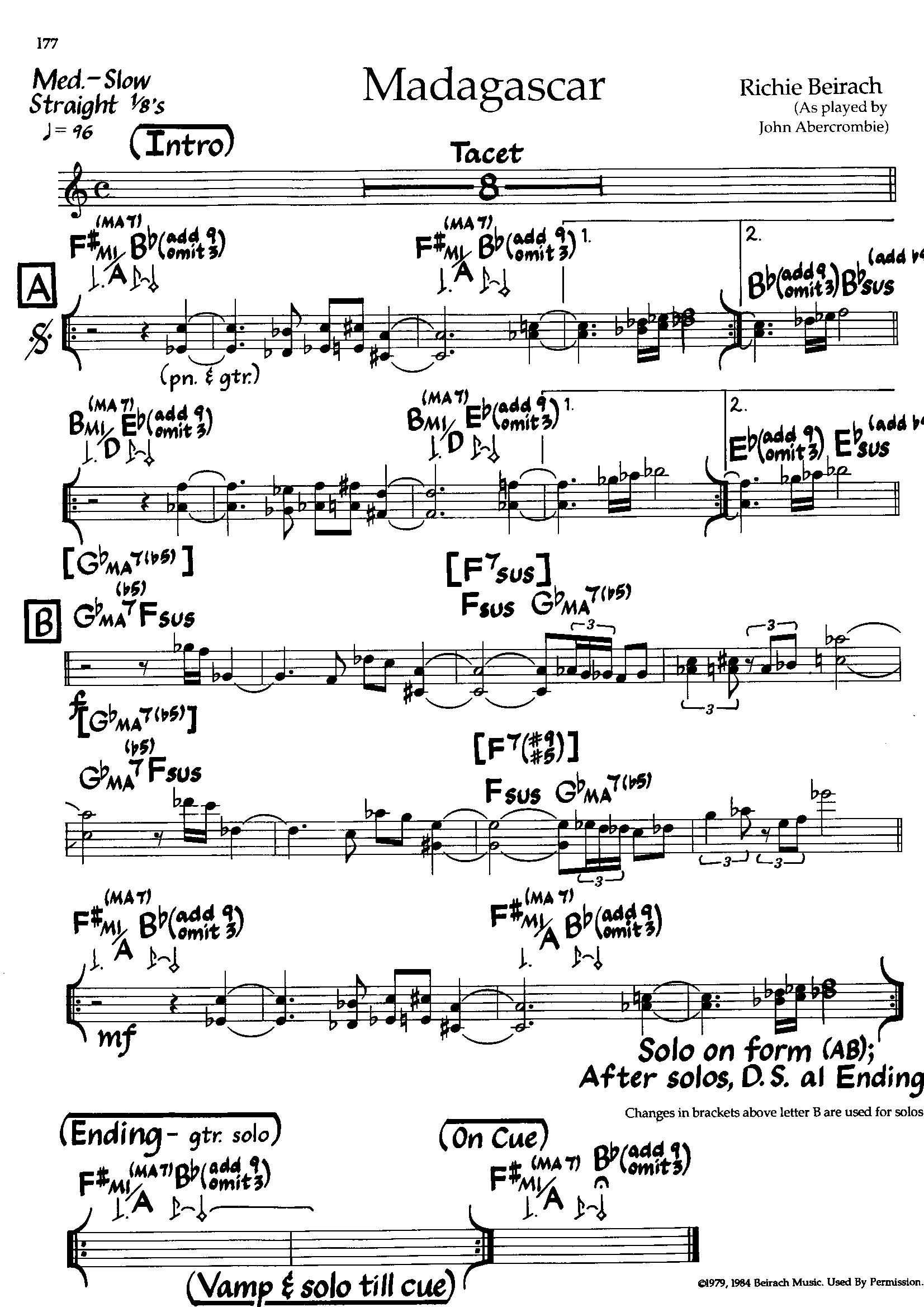 Madagascar — John Abercrombie Madagascar — John Abercrombie