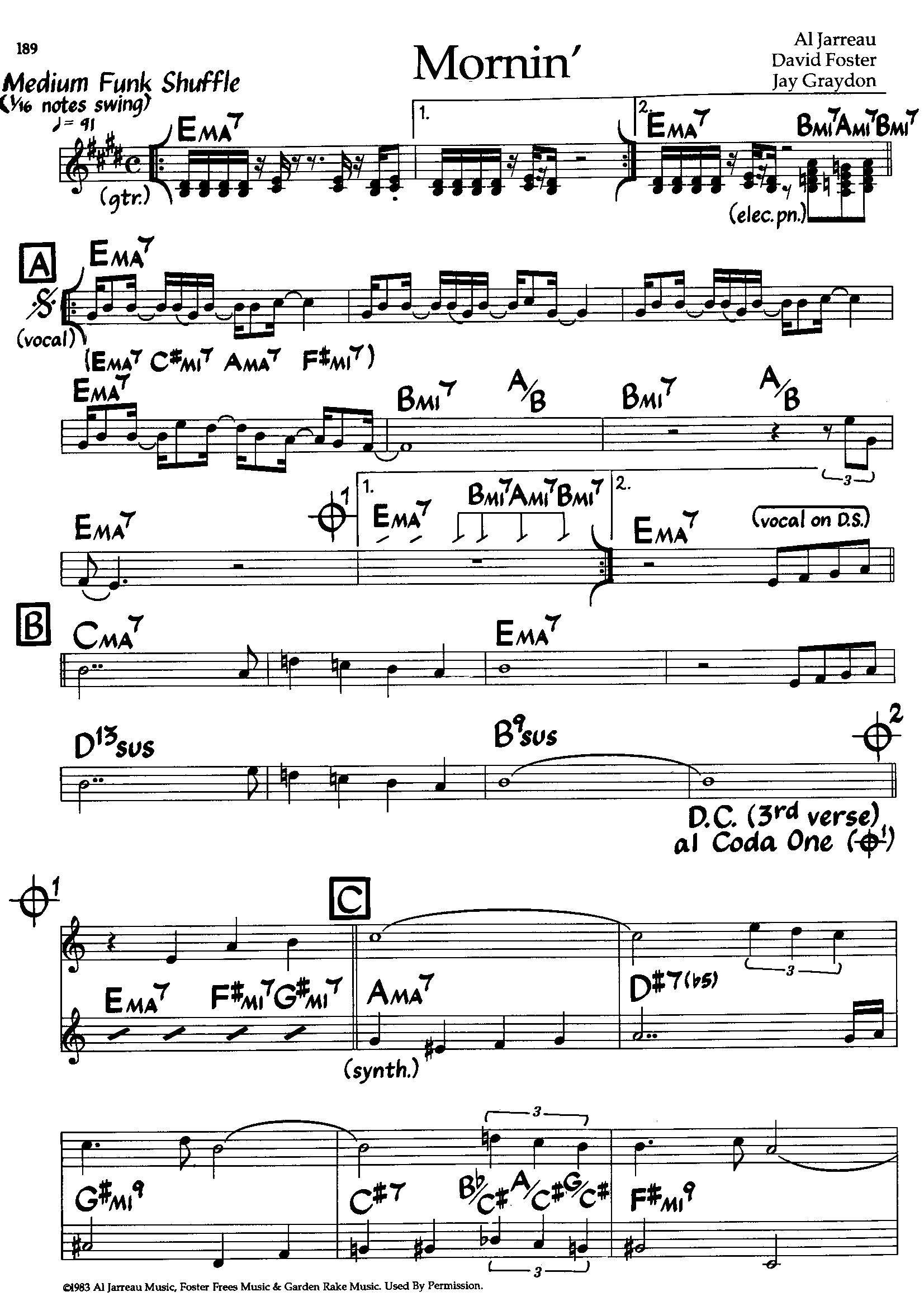 Mornin' — Al Jarreau Mornin' — Al Jarreau