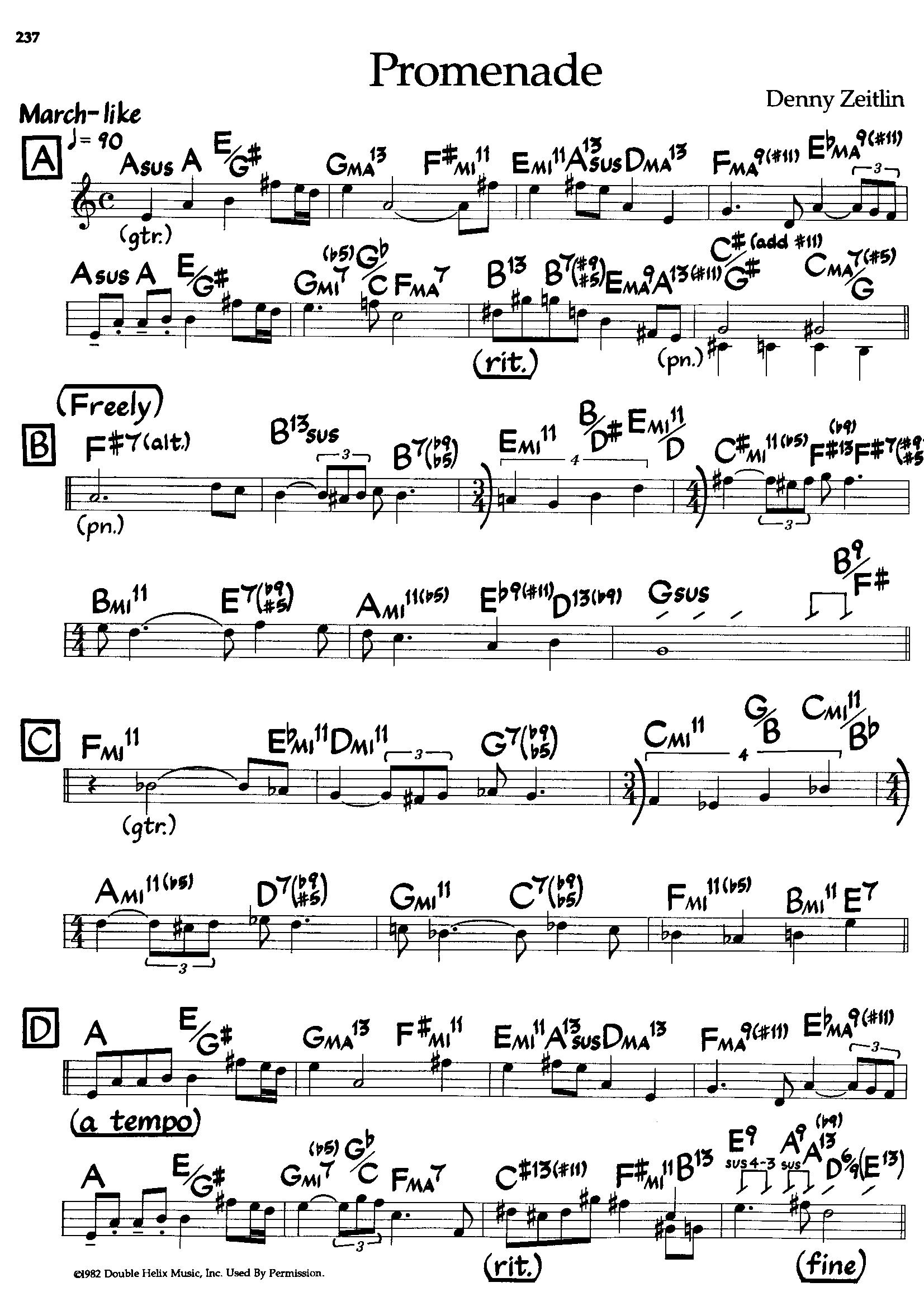 Promenade — Denny Zeitlin Promenade — Denny Zeitlin
