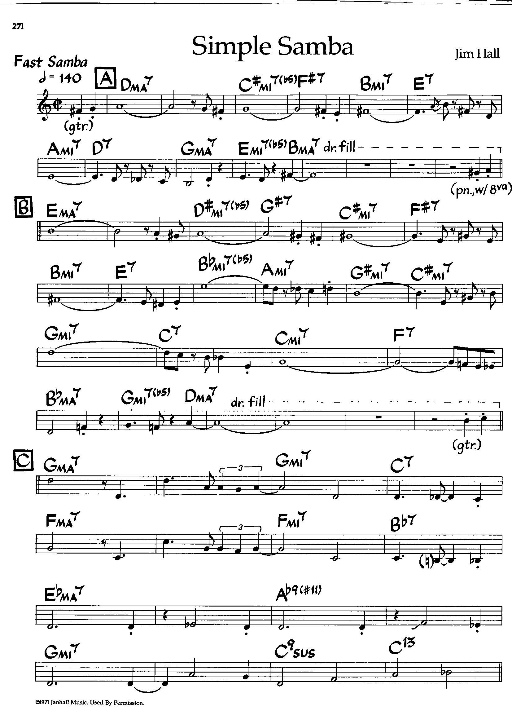 Simple Samba — Jim Hall Simple Samba — Jim Hall