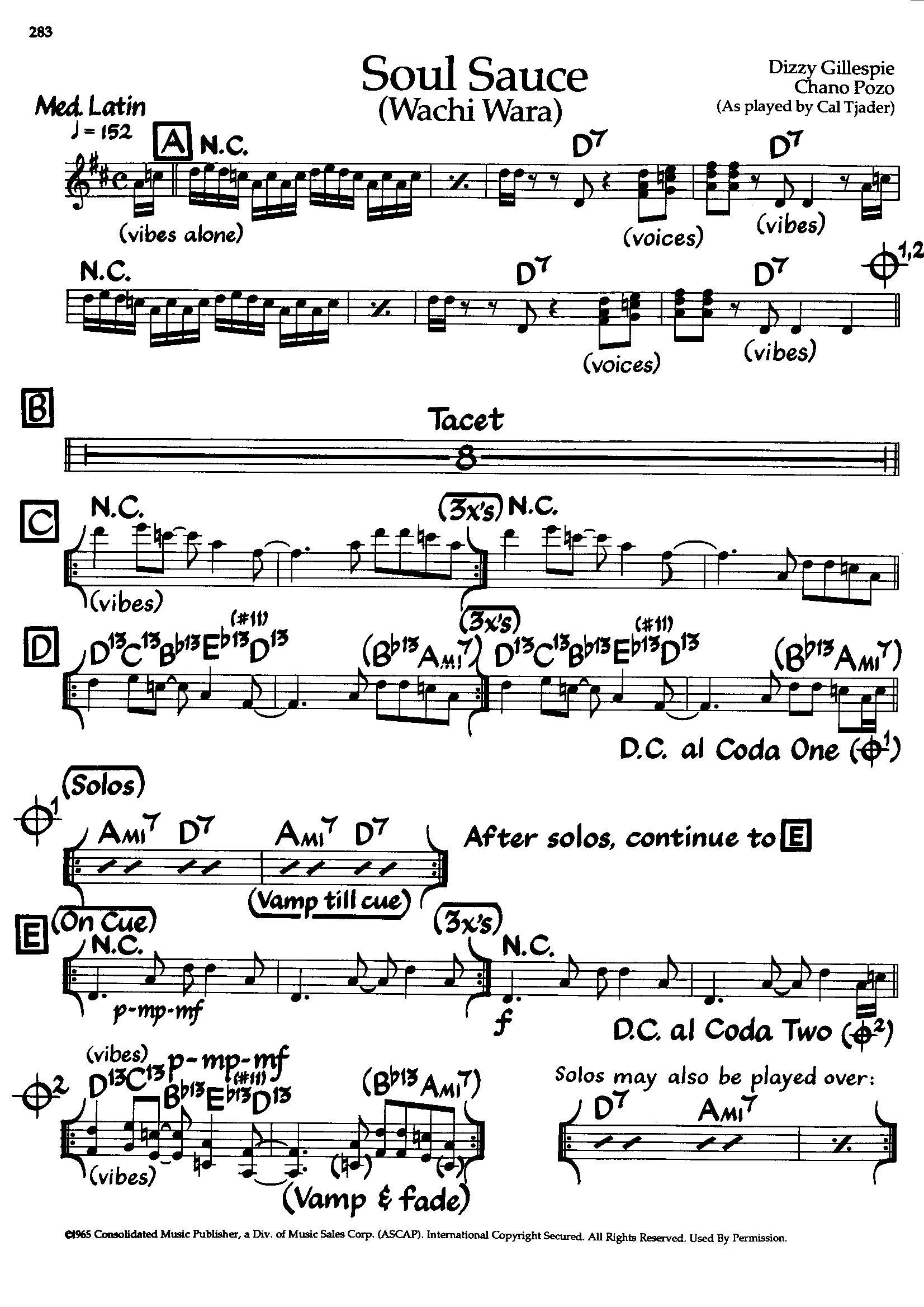 Soul Sauce (Wachi Wara) — Cal Tjader