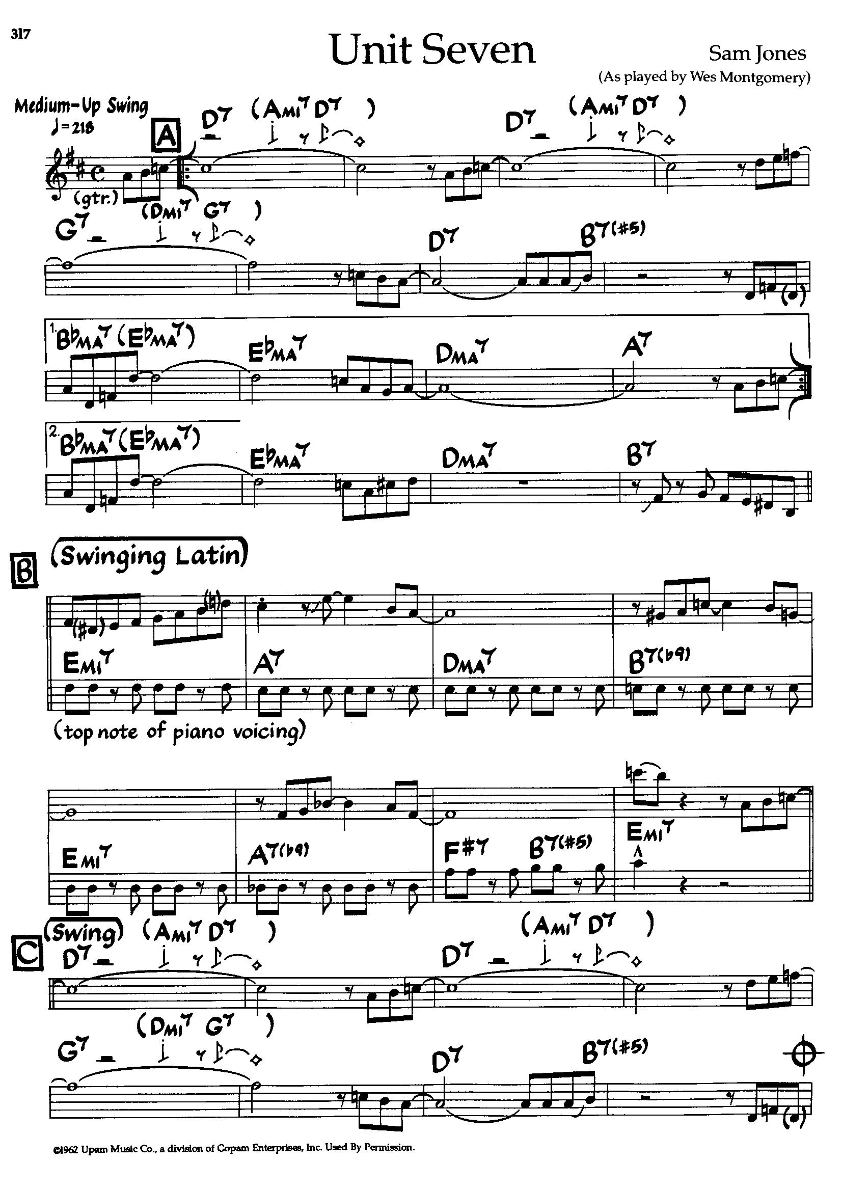 Unit Seven — Wes Montgomery Unit Seven — Wes Montgomery
