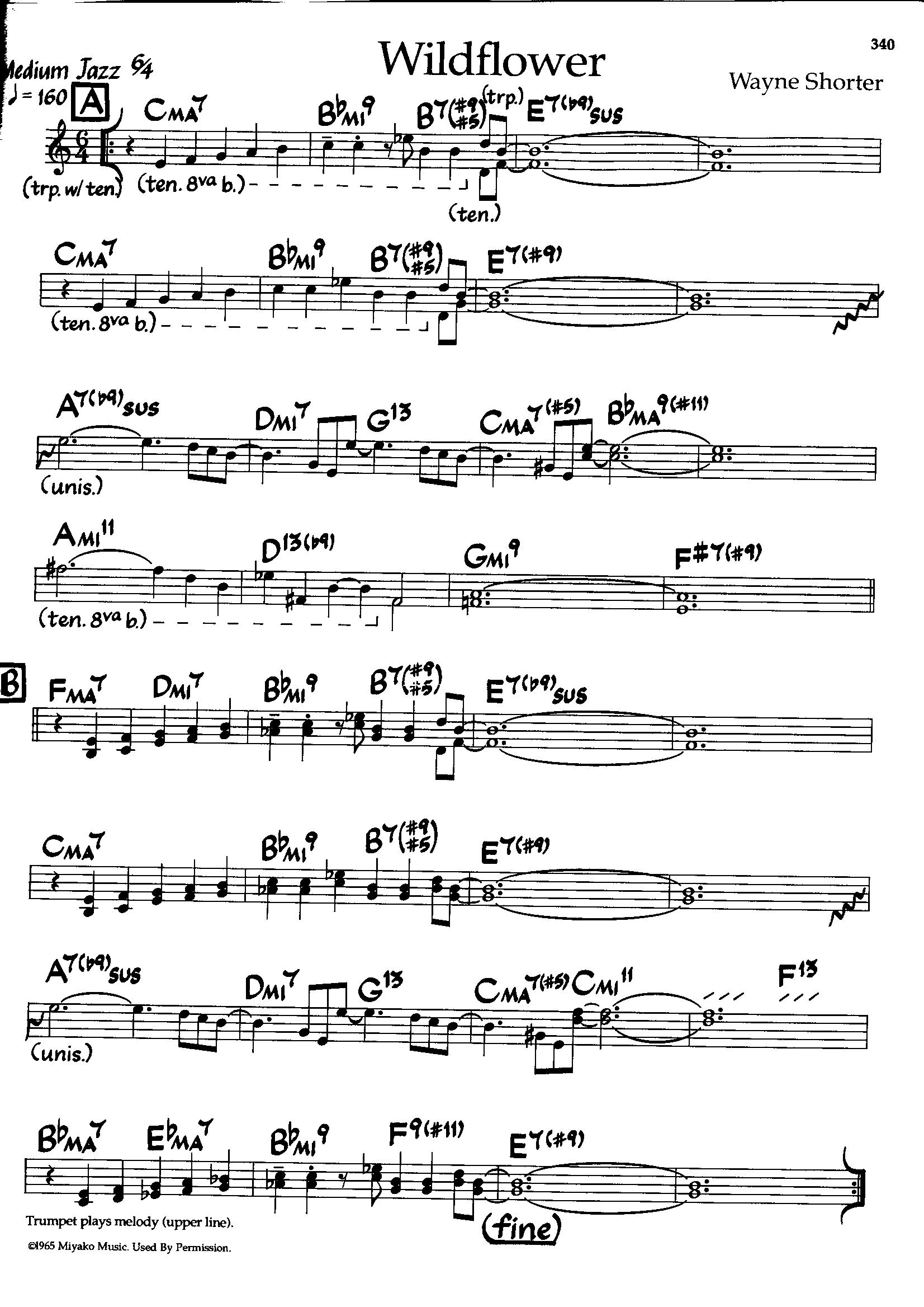 Wildflower — Wayne Shorter Wildflower — Wayne Shorter