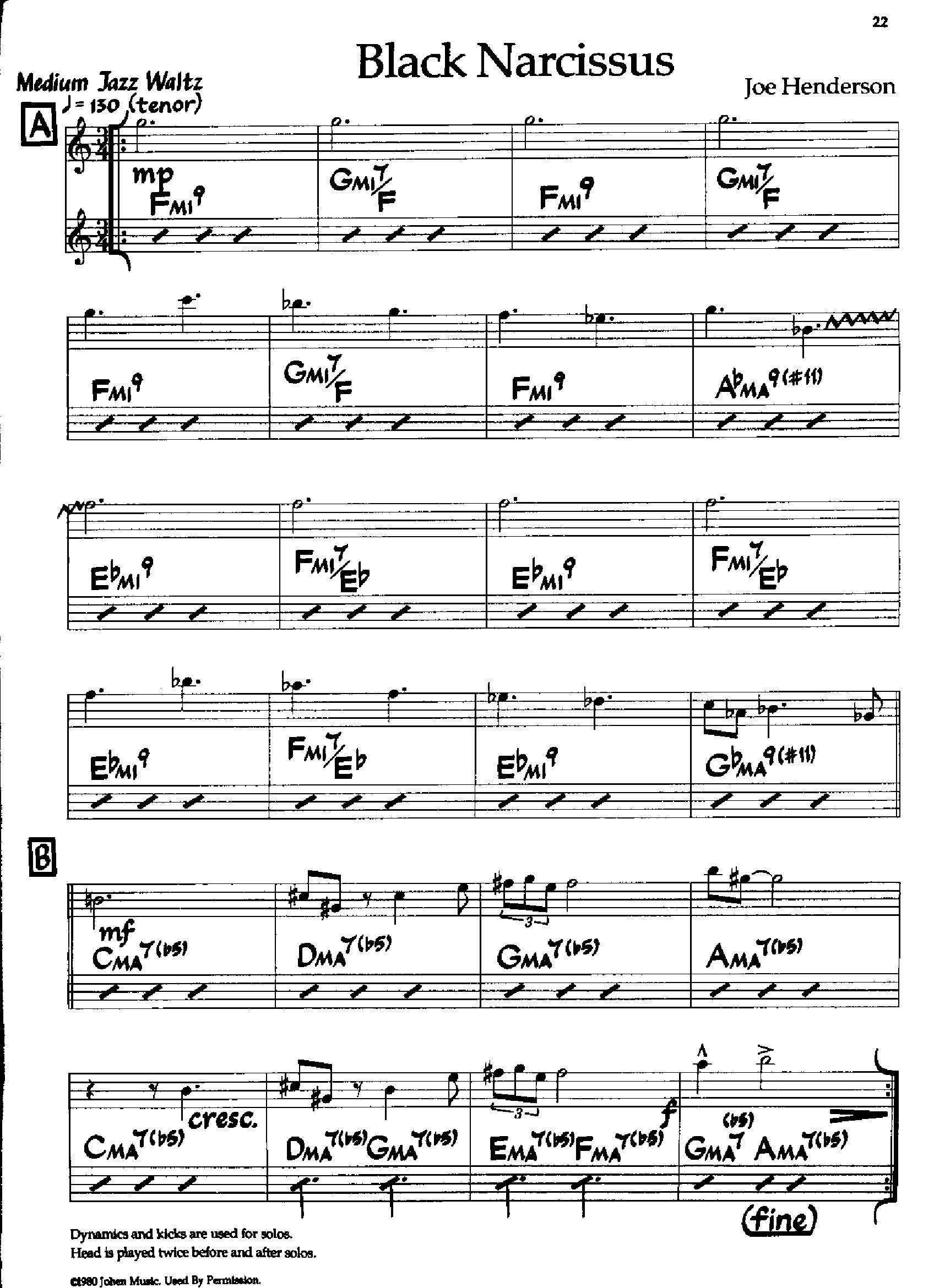 Black Narcissus — Joe Henderson Black Narcissus — Joe Henderson