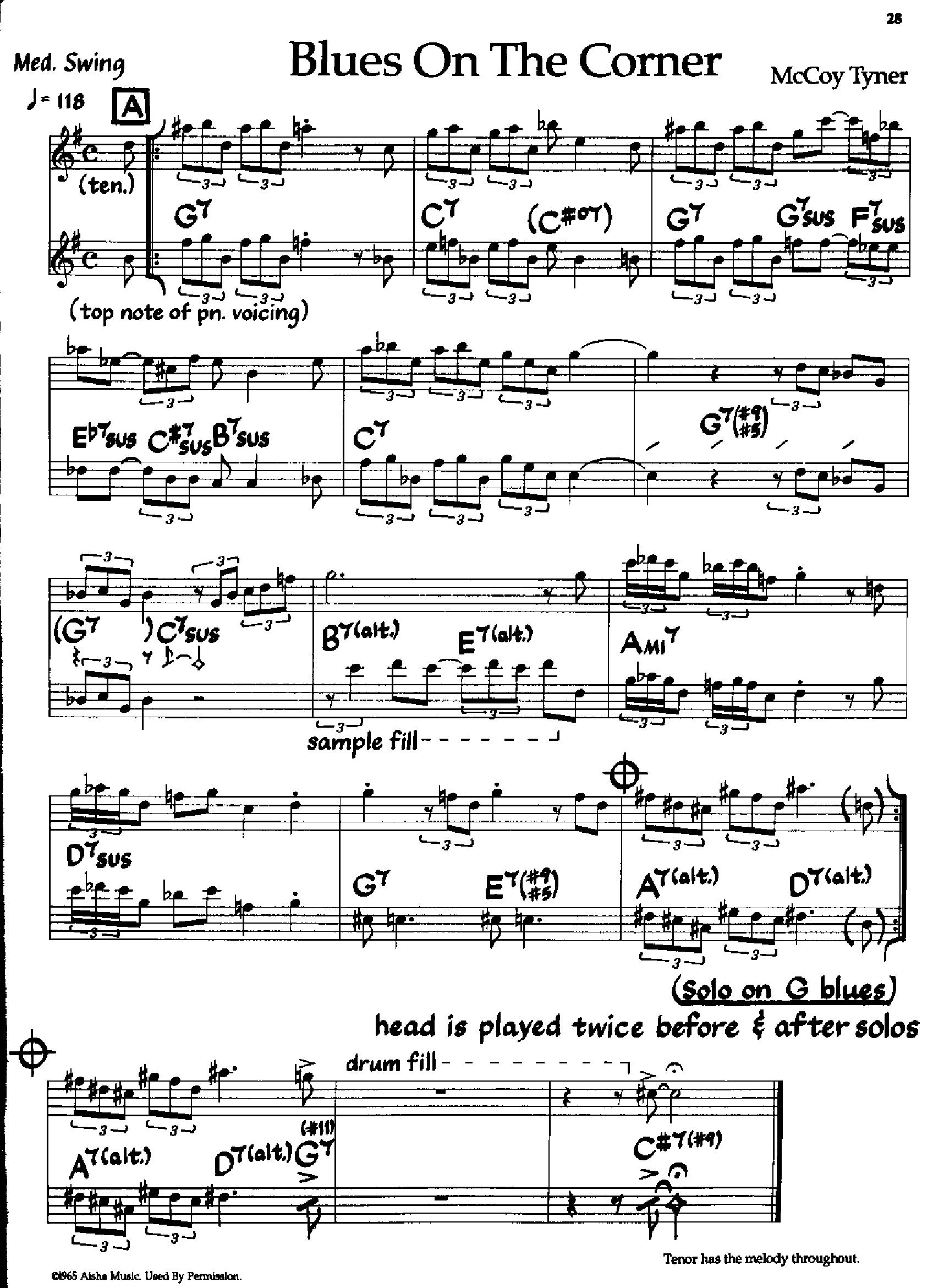Blues On The Corner — Mccoy Tyner Blues On The Corner — Mccoy Tyner