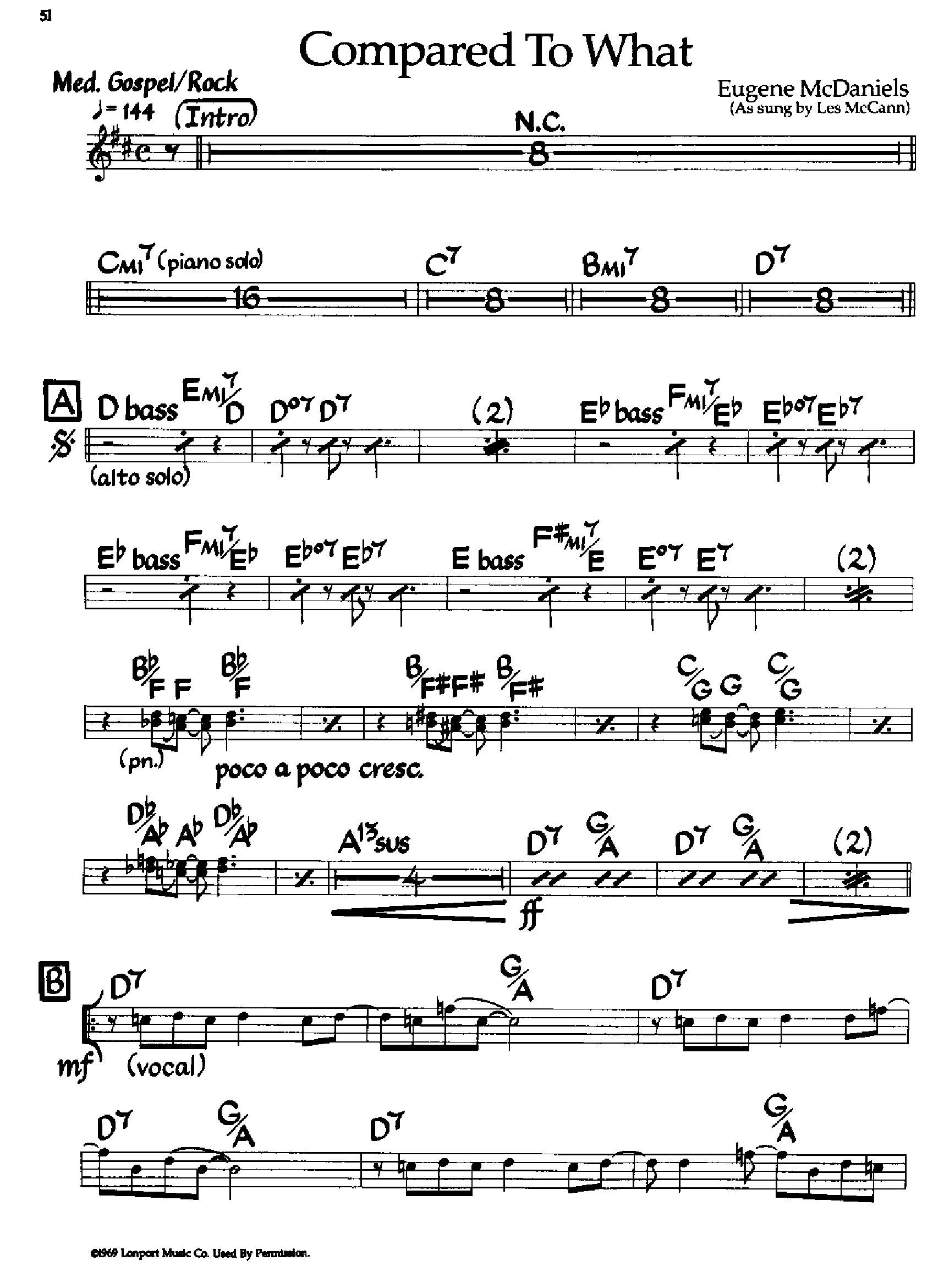 Compared To What — Les Mccann Compared To What — Les Mccann