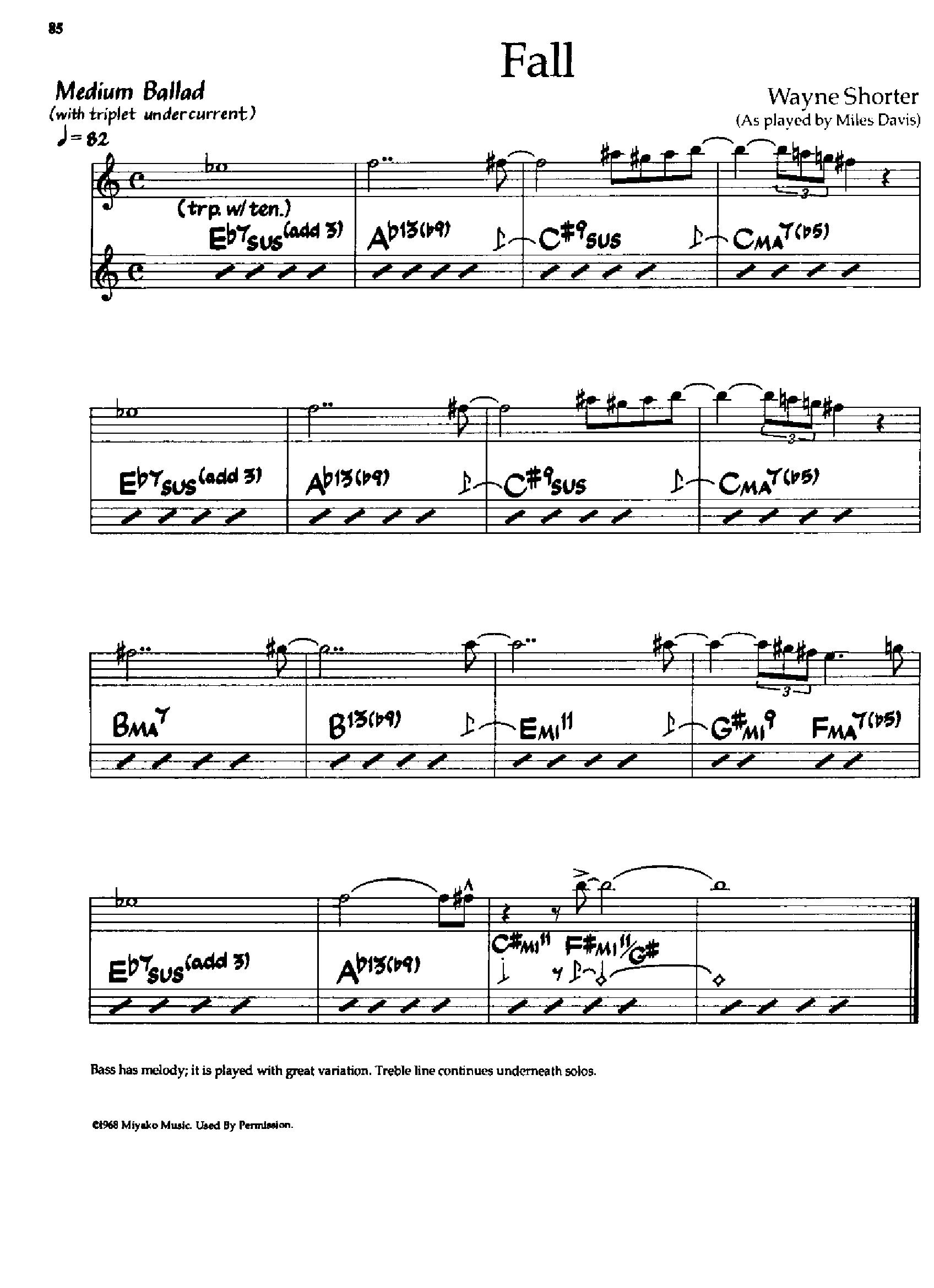 Fall — Miles Davis Fall — Miles Davis