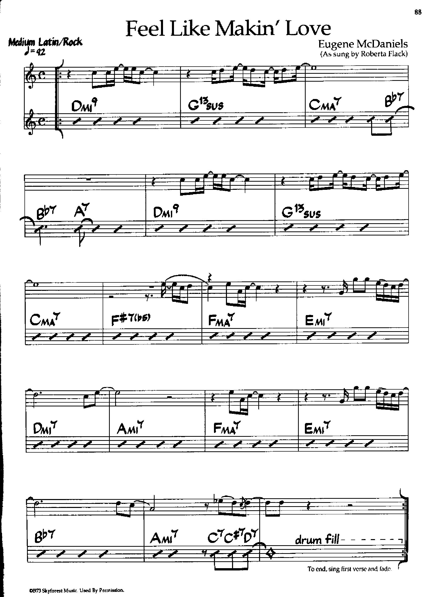 Feel Like Makin’ Love — Roberta Flack Feel Like Makin’ Love — Roberta Flack