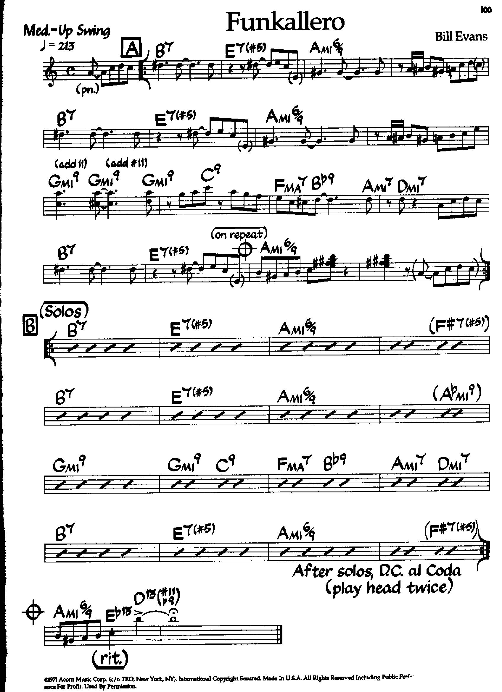 Funkallero — Billevans Funkallero — Billevans