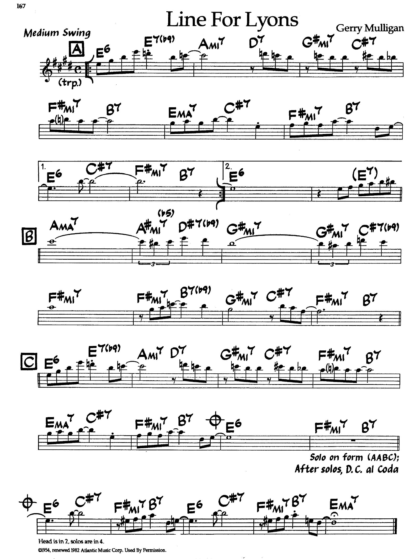 Line For Lyons — Gerry Mulligan Line For Lyons — Gerry Mulligan