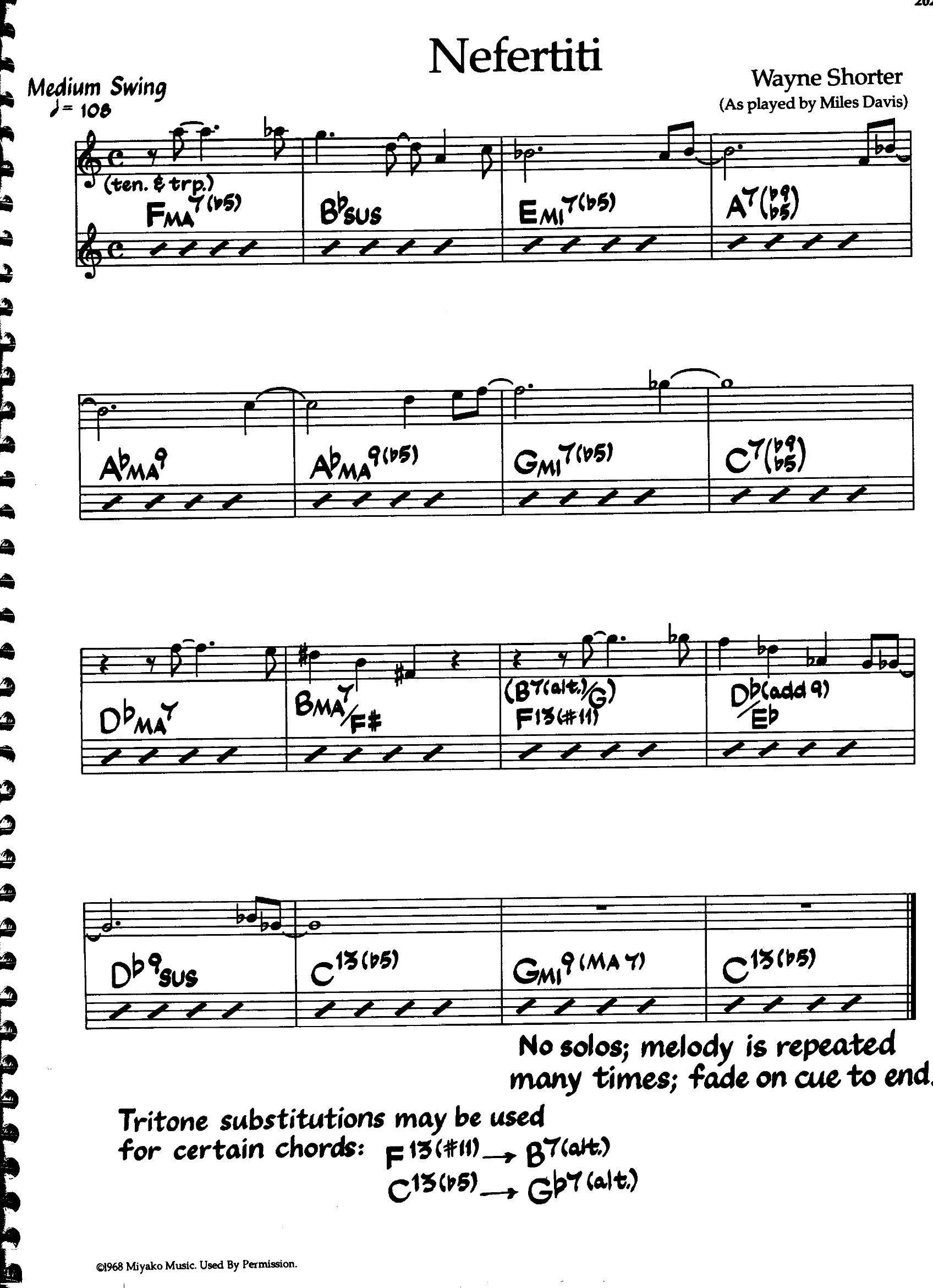 Nefertiti — Miles Davis Nefertiti — Miles Davis