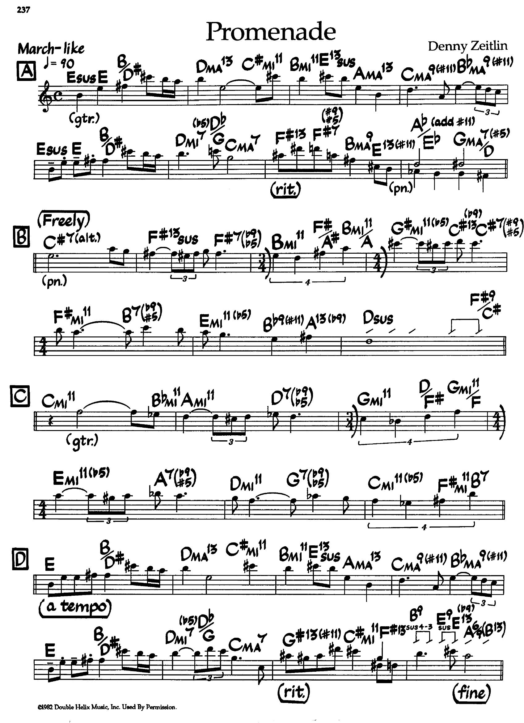 Promenade — Denny Zeitlin Promenade — Denny Zeitlin