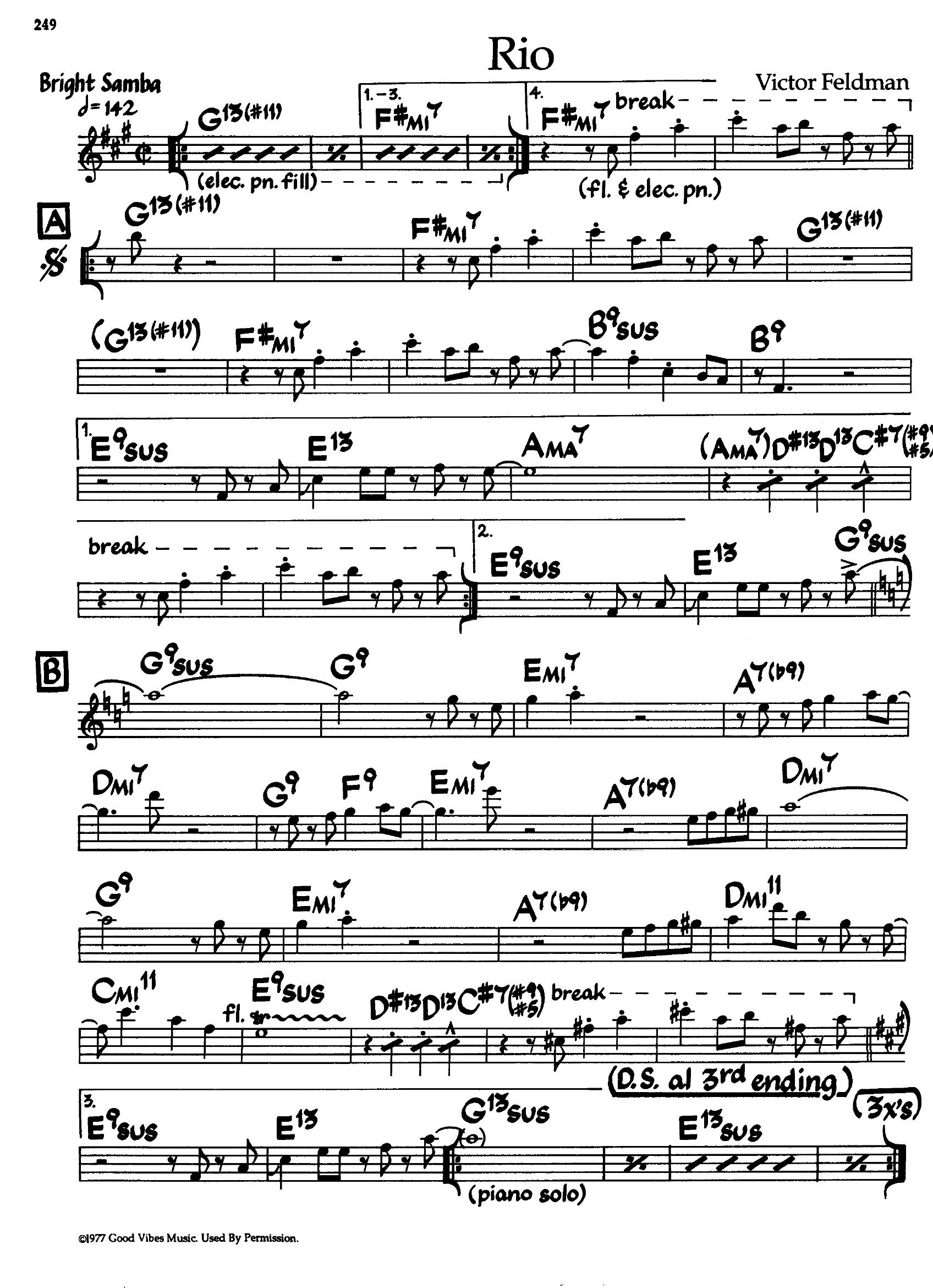 Rio — Victor Feldman Rio — Victor Feldman