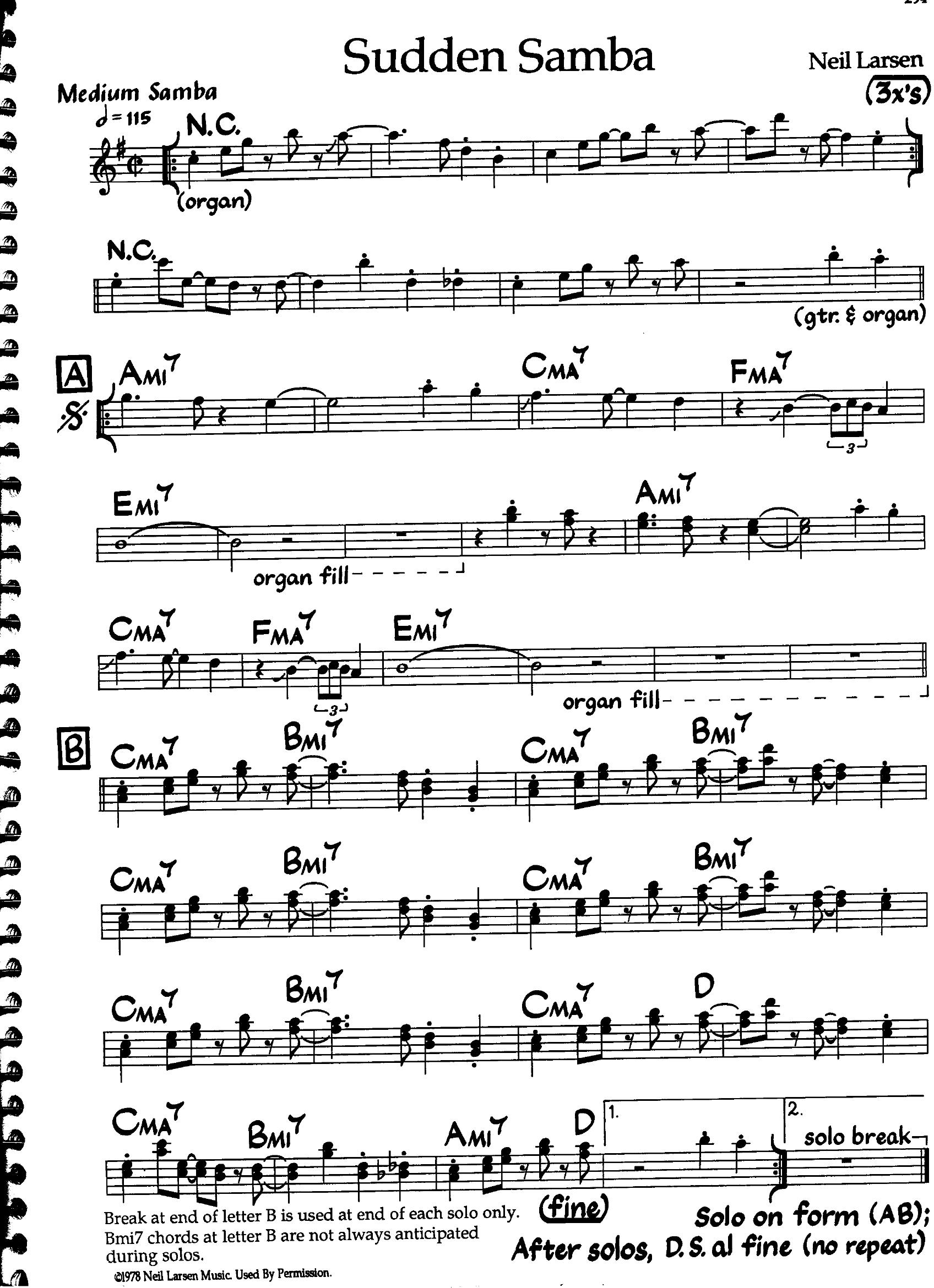 Sudden Samba — Neil Larsen Sudden Samba — Neil Larsen