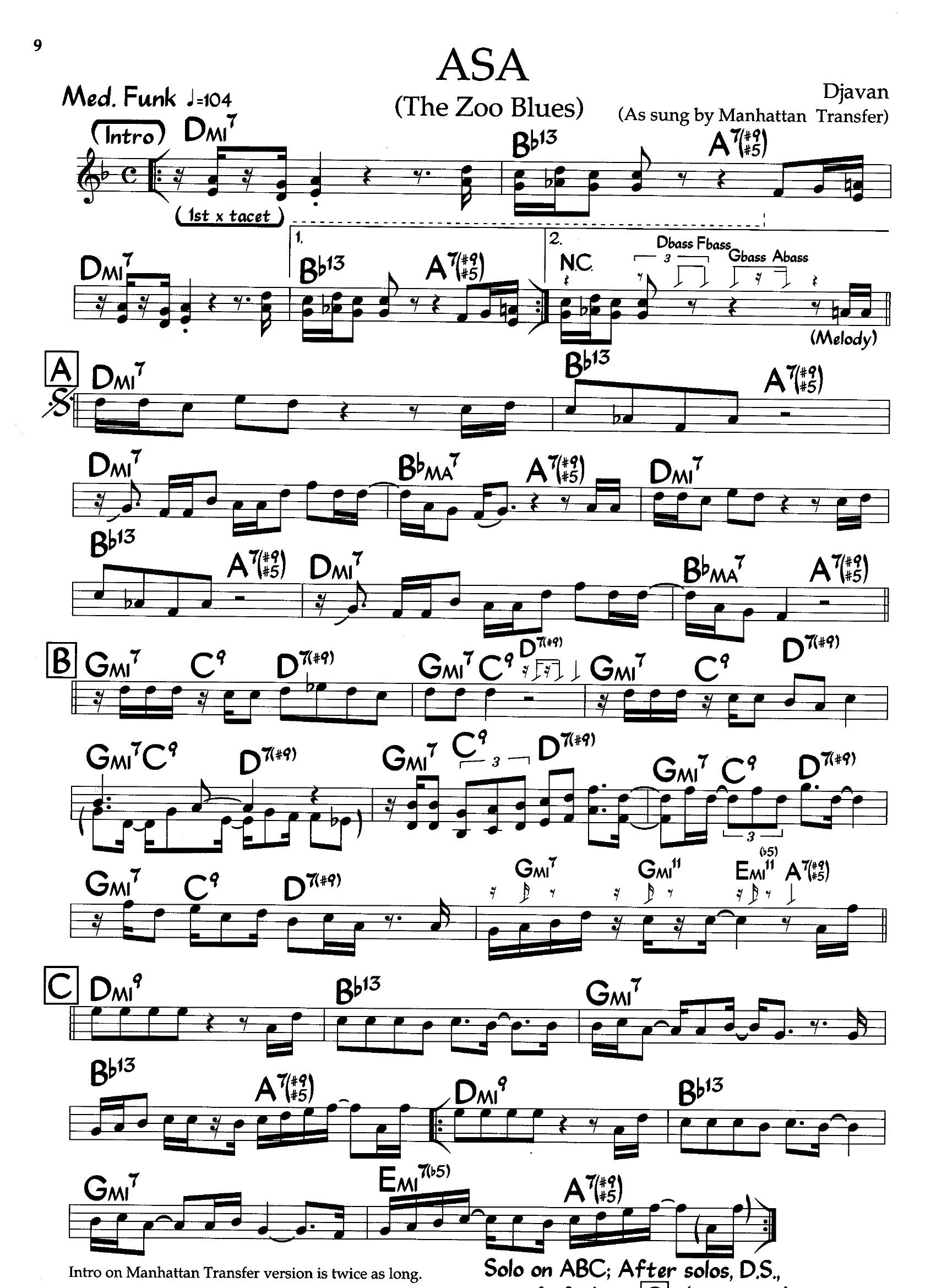 Asa — Manhattan Transfer / Djavan Asa — Manhattan Transfer / Djavan