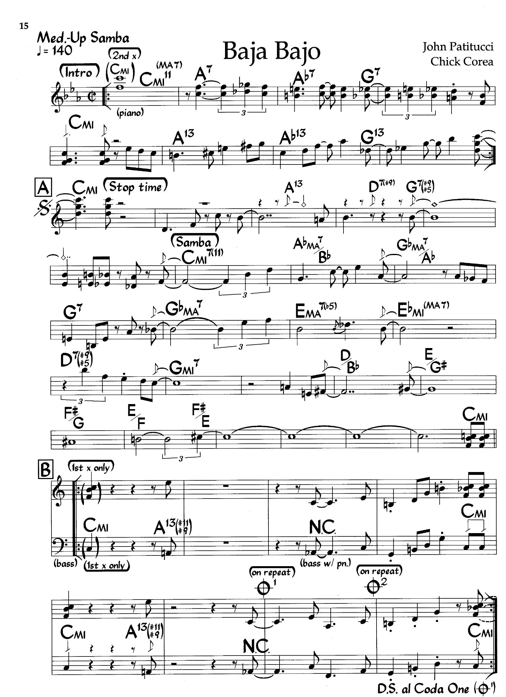 Baja Bajo — John Patitucci Baja Bajo — John Patitucci