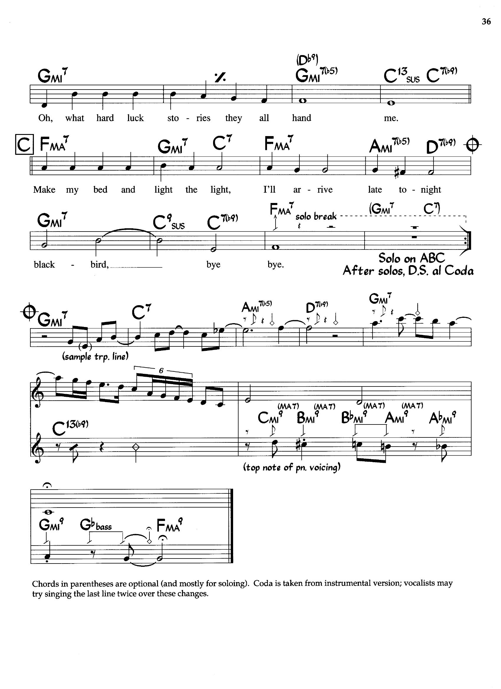 Bye Bye Blackbird — Miles Davis Bye Bye Blackbird — Miles Davis