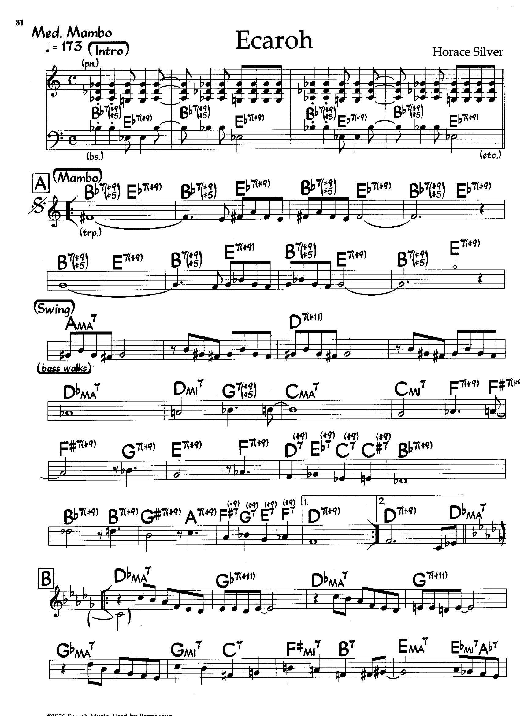Ecaroh — Horace Silver