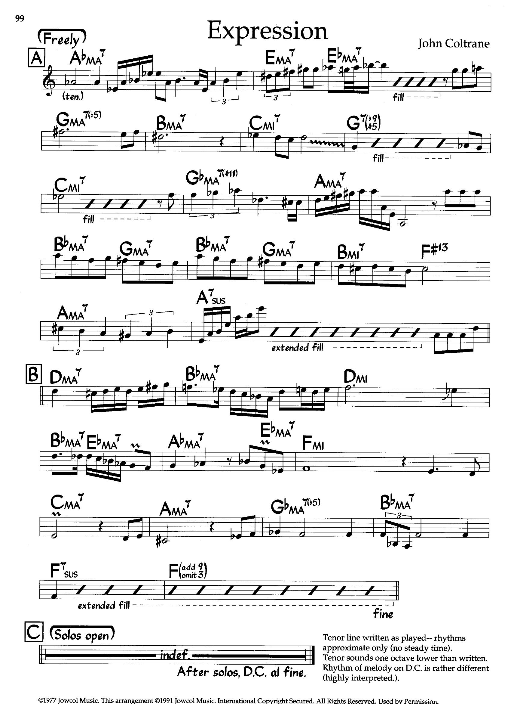 Expression — John Coltrane Expression — John Coltrane