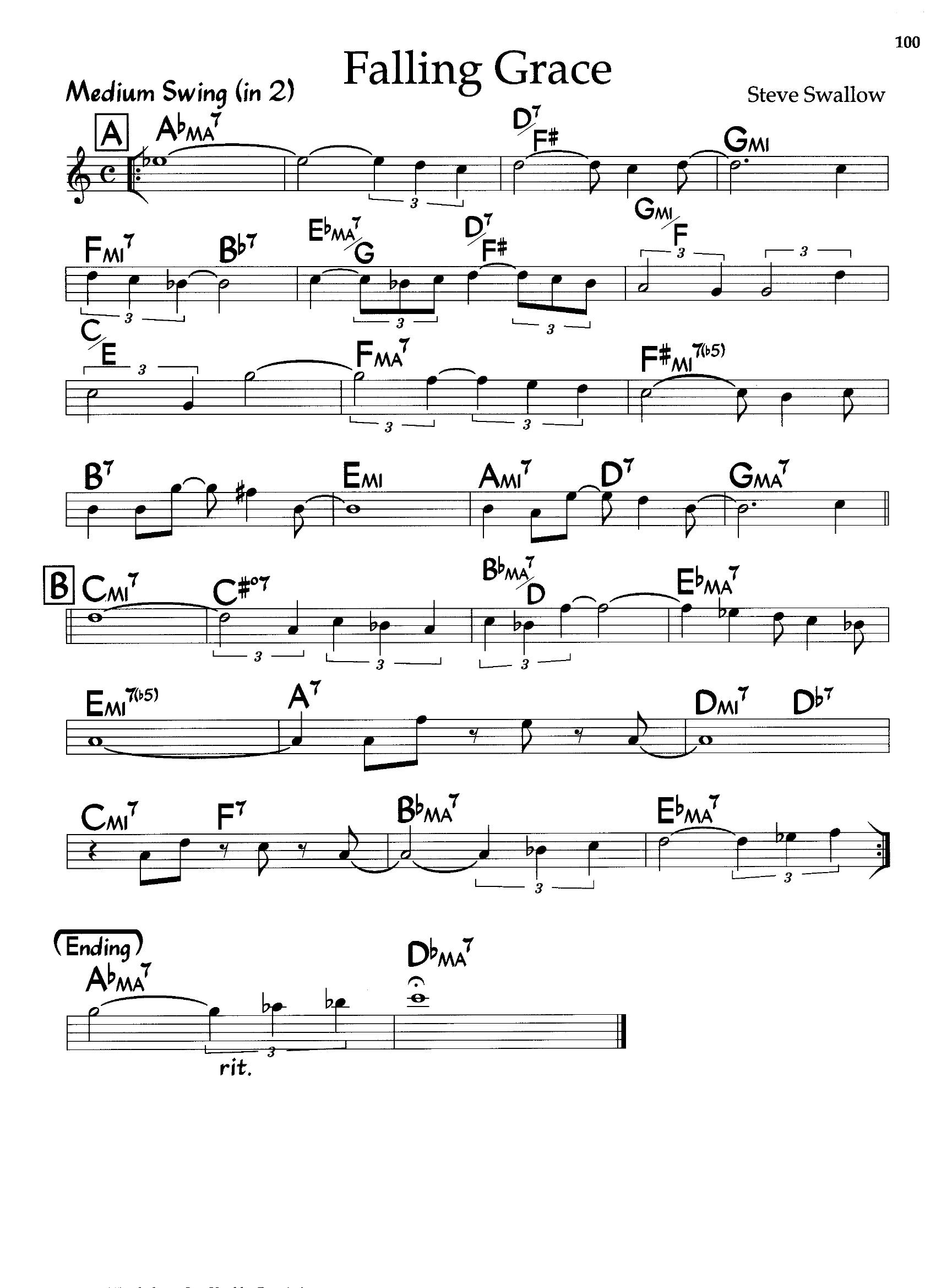 Falling Grace — Steve Swallow Falling Grace — Steve Swallow