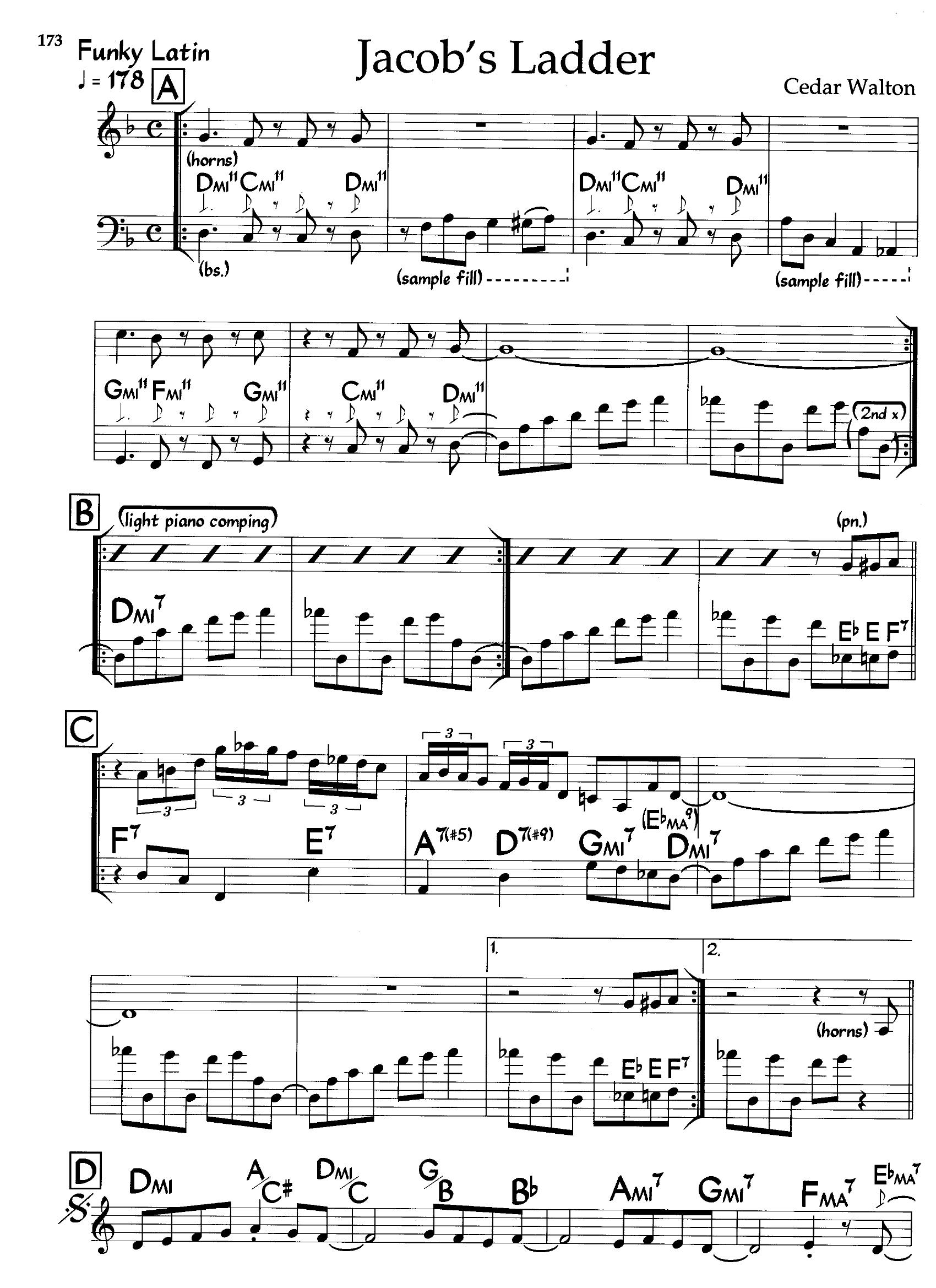 Jacob's Ladder — Cedar Walton Jacob's Ladder — Cedar Walton