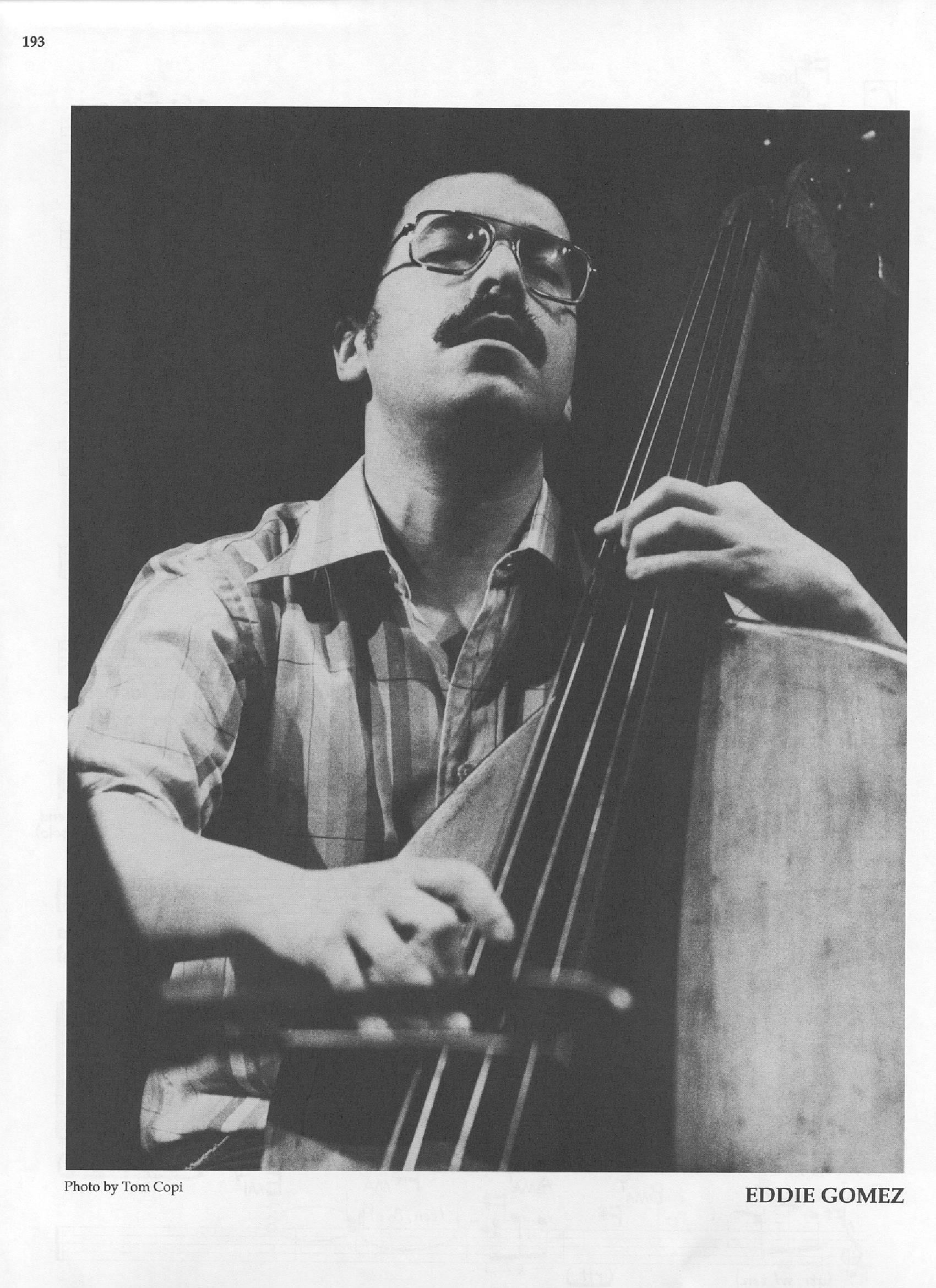 Photo of musicians — Eddie Gomez Photo of musicians — Eddie Gomez