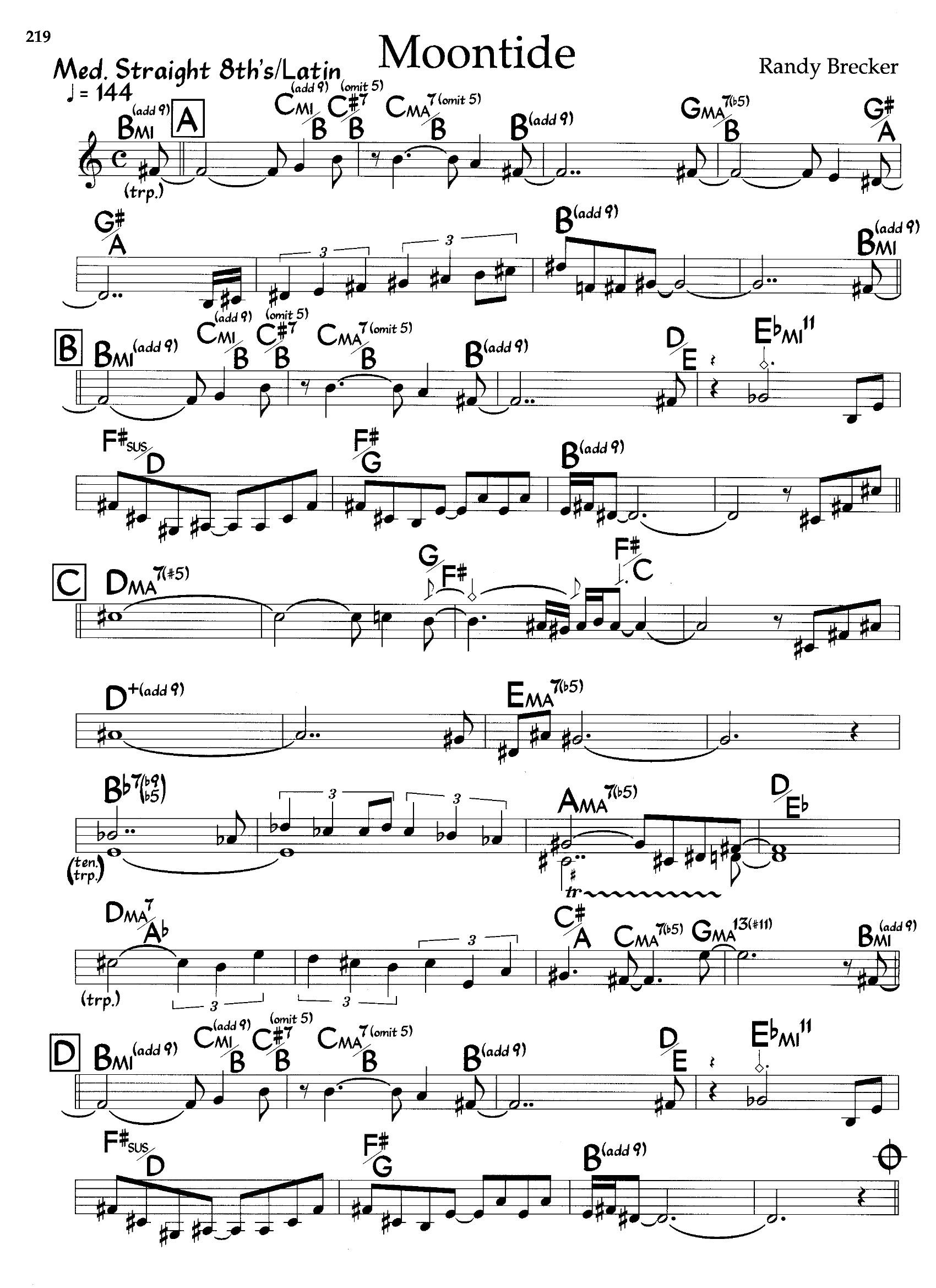 Moontide — Randy Brecker Moontide — Randy Brecker