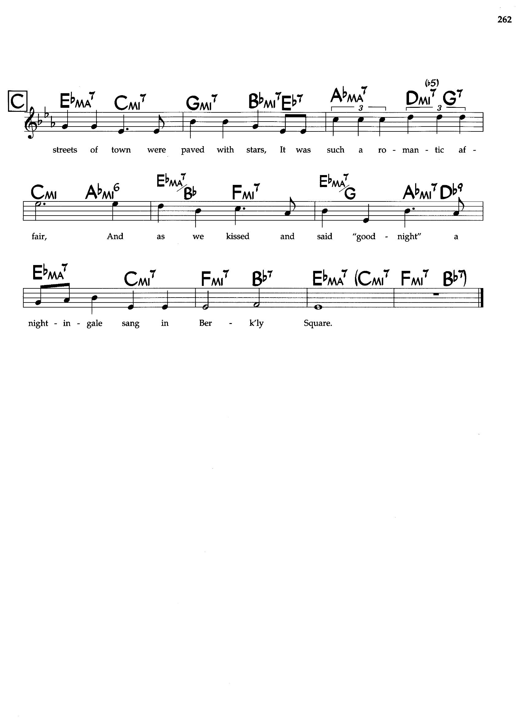 A Nightingale Sang In Berkeley Square A Nightingale Sang In Berkeley Square