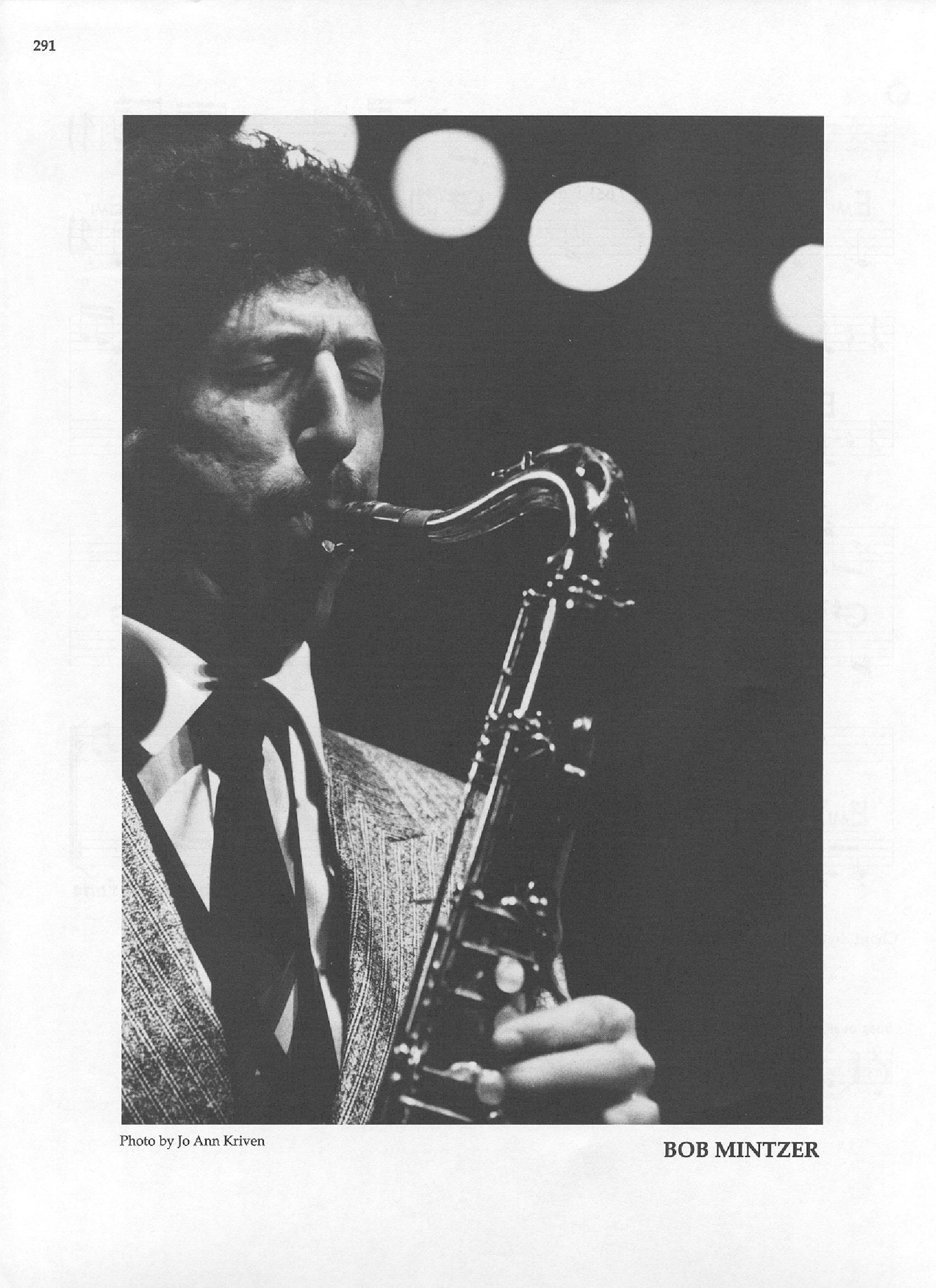 Photo of musicians — Bob Mintzer Photo of musicians — Bob Mintzer
