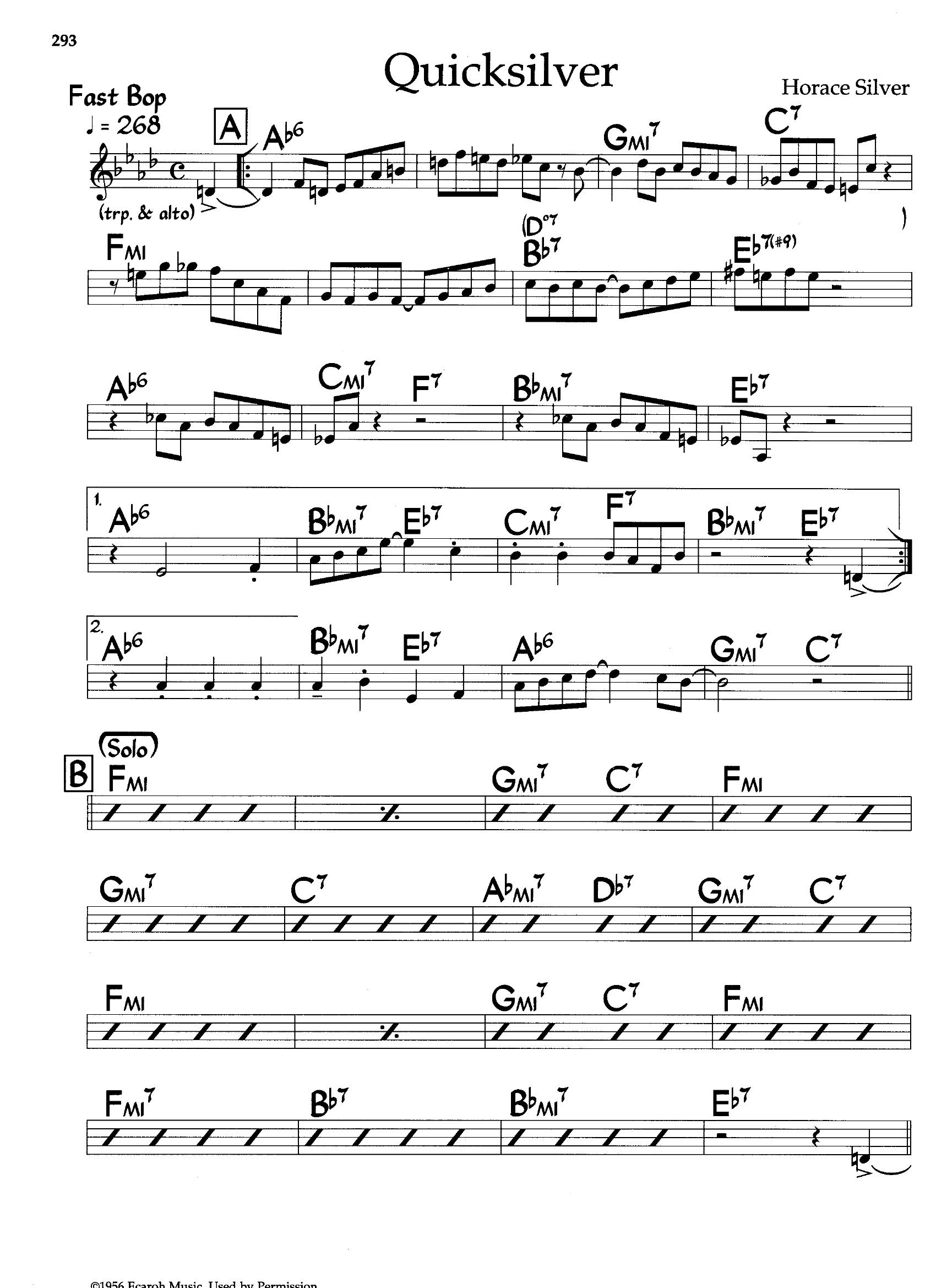 Quicksilver — Horace Silver Quicksilver — Horace Silver