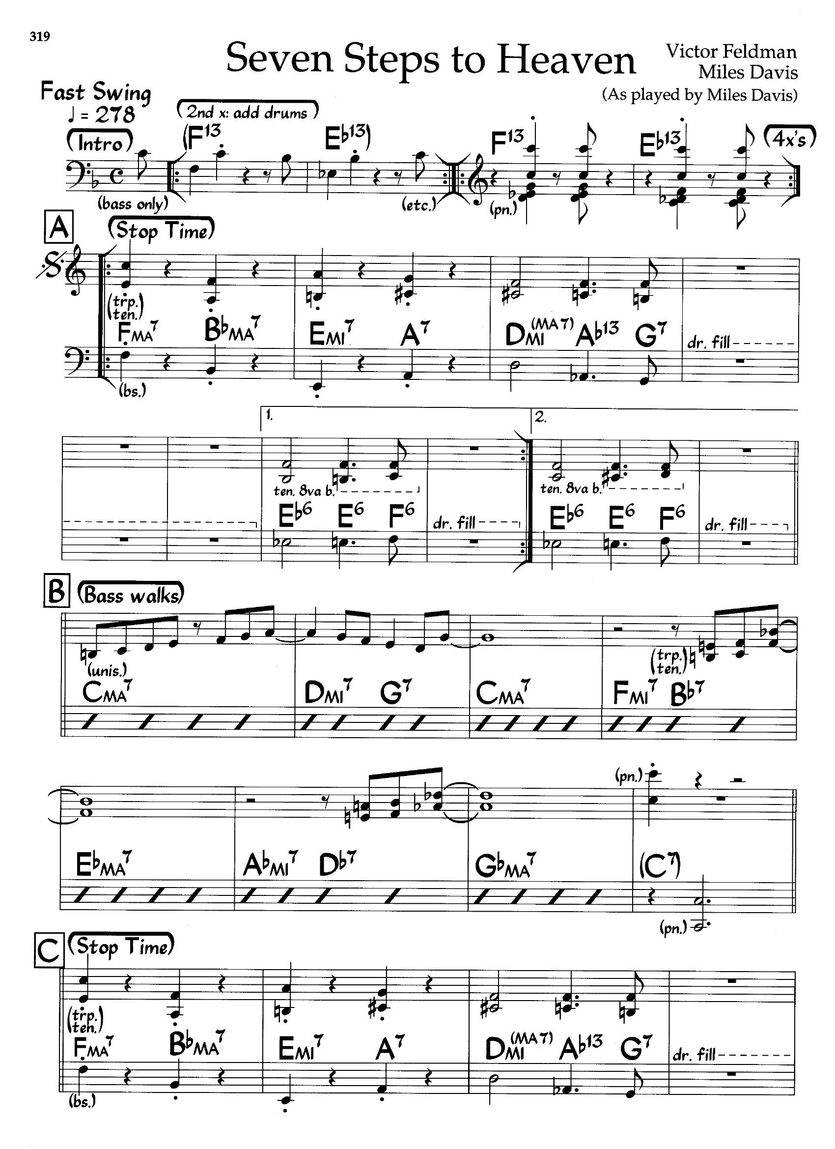 Seven Steps To Heaven — Miles Davis Seven Steps To Heaven — Miles Davis