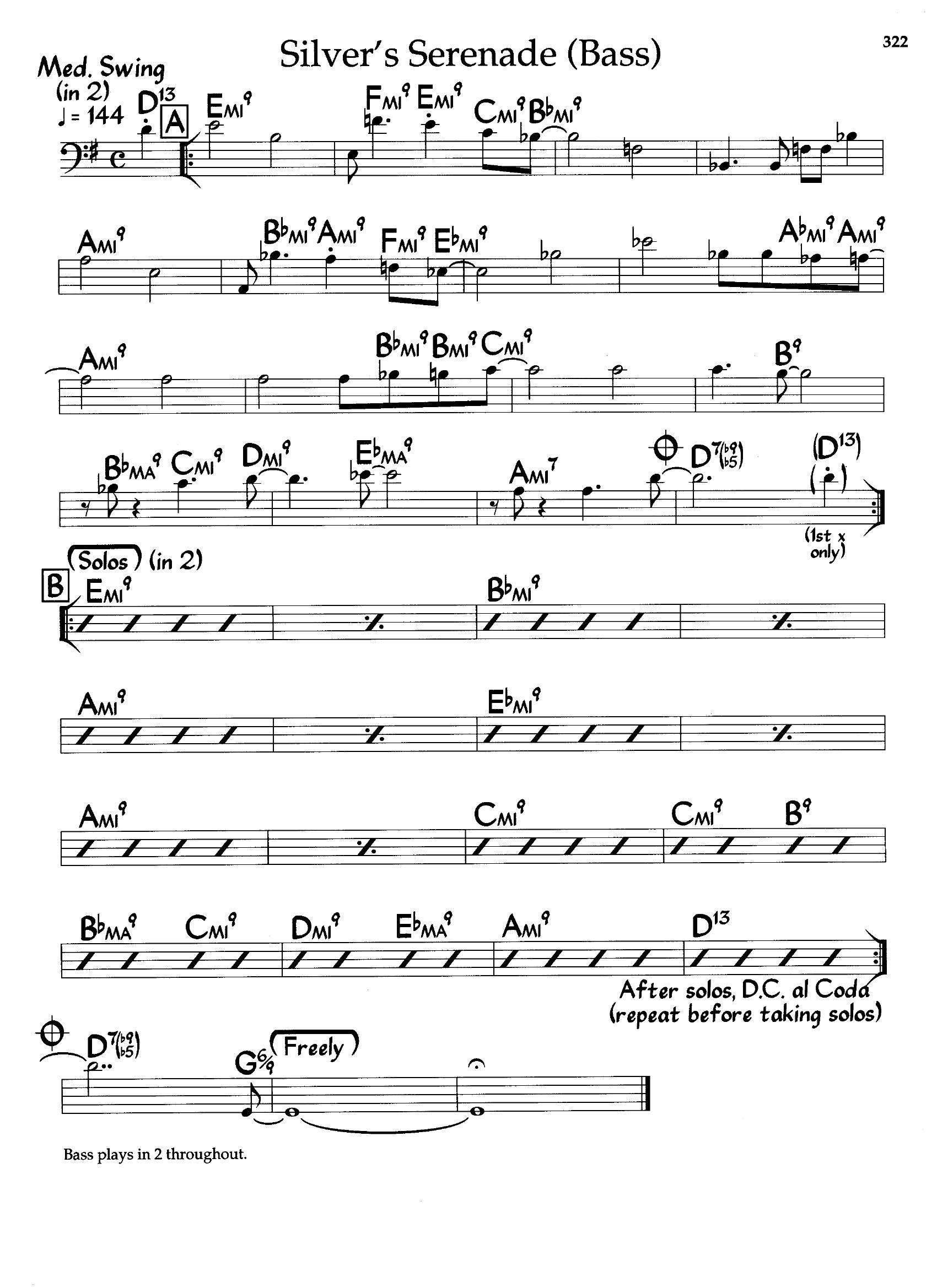 Silver's Serenade — Horace Silver Silver's Serenade — Horace Silver