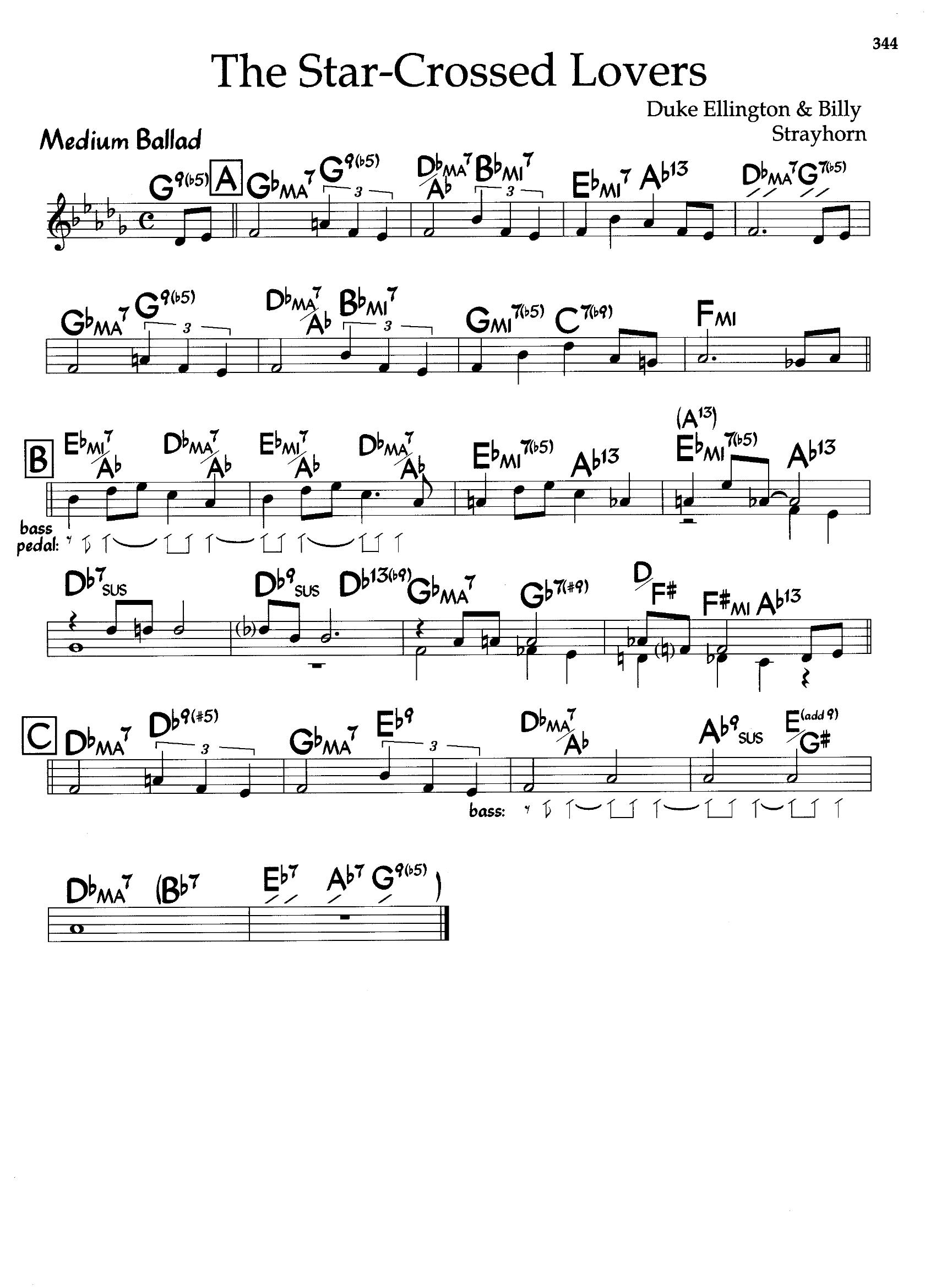 The Star-crossed Lovers — Duke Ellington The Star-crossed Lovers — Duke Ellington