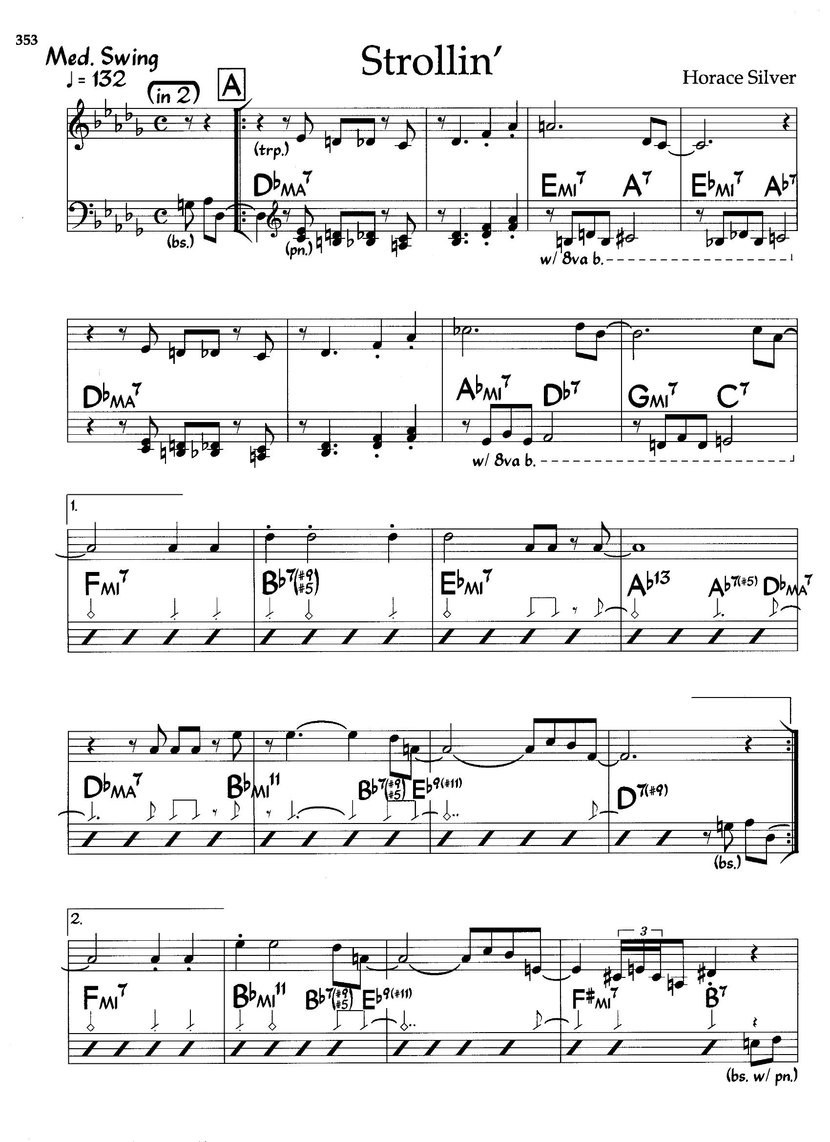 Strollin' — Horace Silver Strollin' — Horace Silver