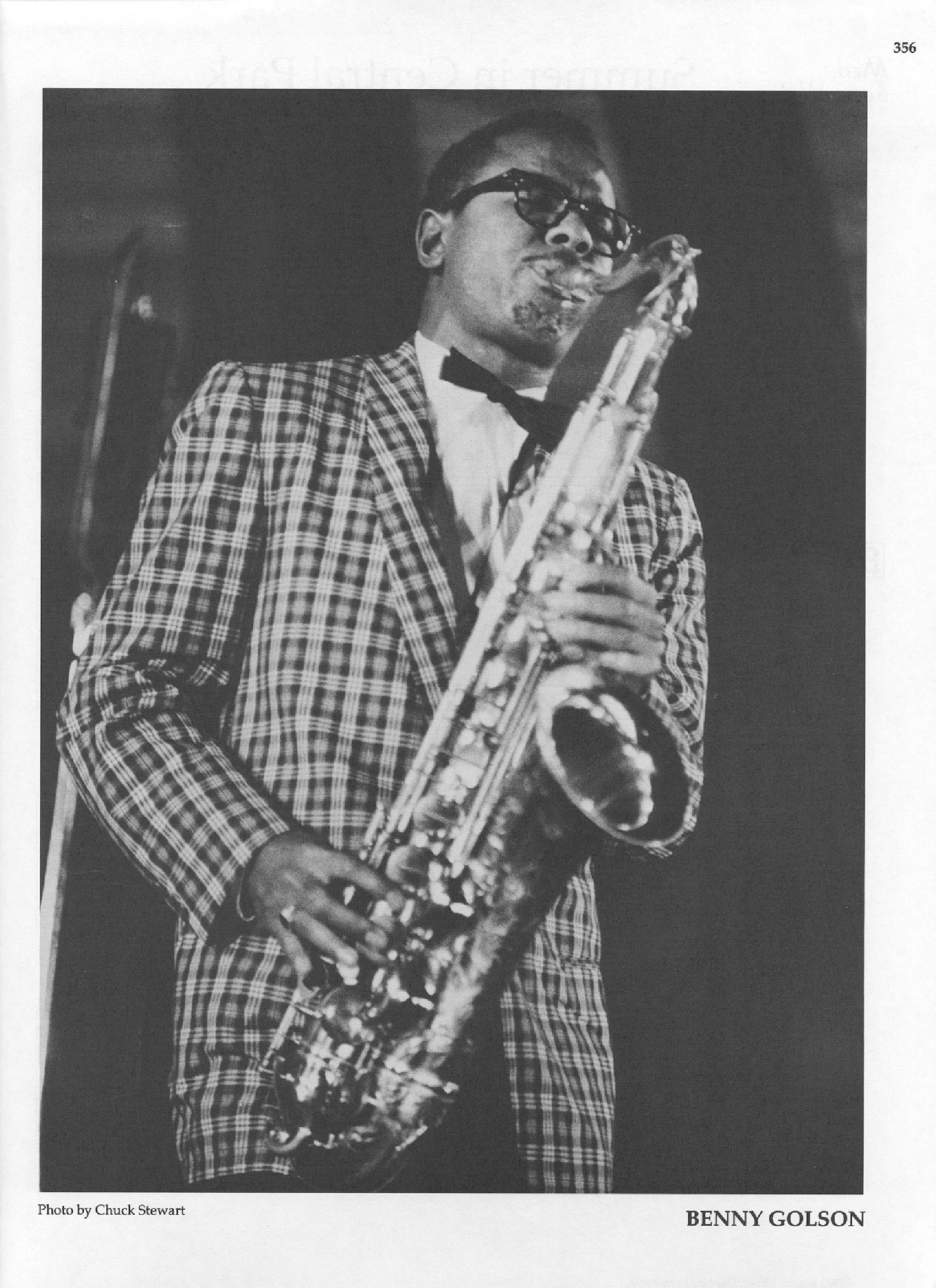 Photo of musicians — Benny Golson Photo of musicians — Benny Golson