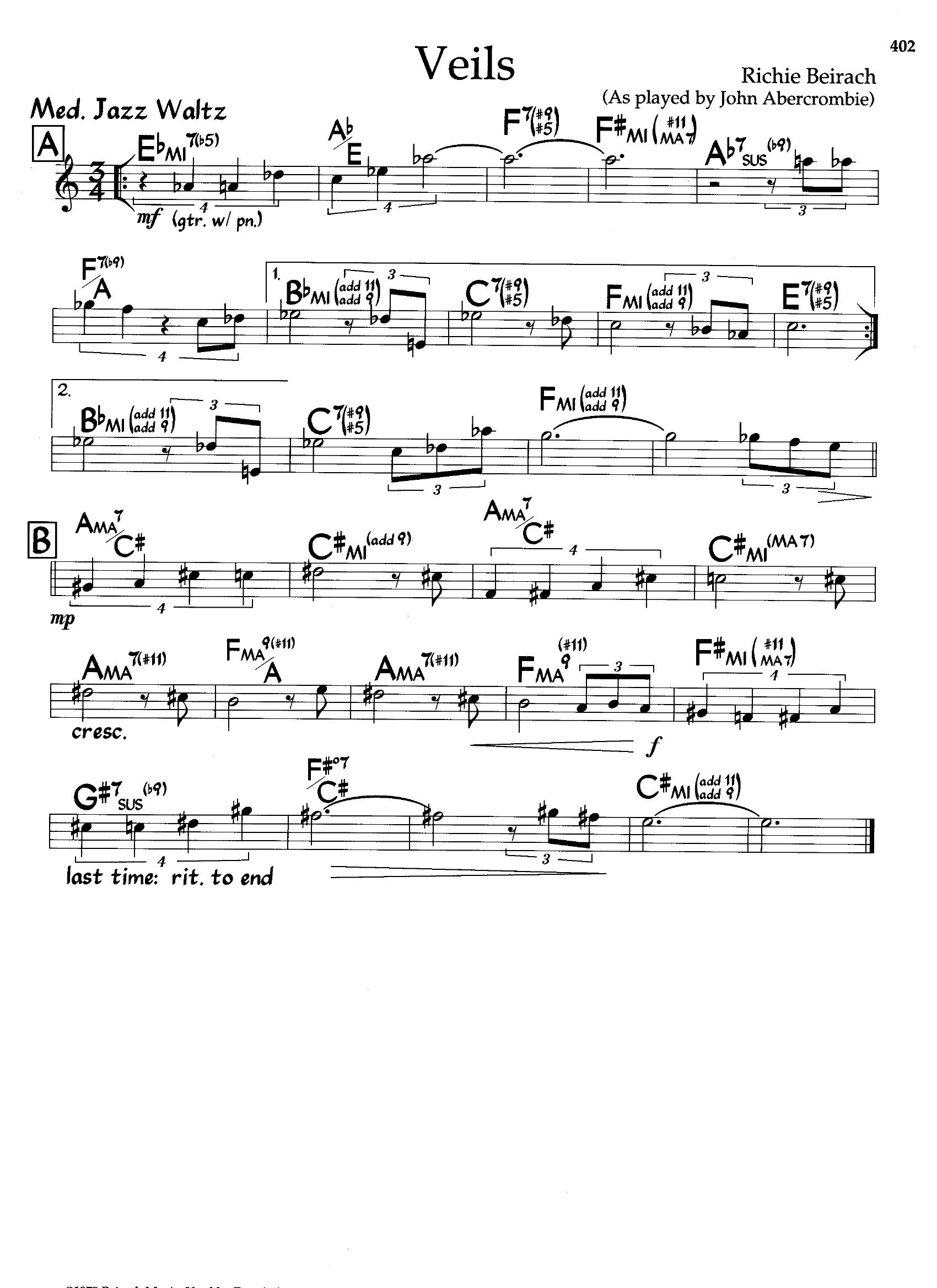 Veils — Richie Beirach Veils — Richie Beirach