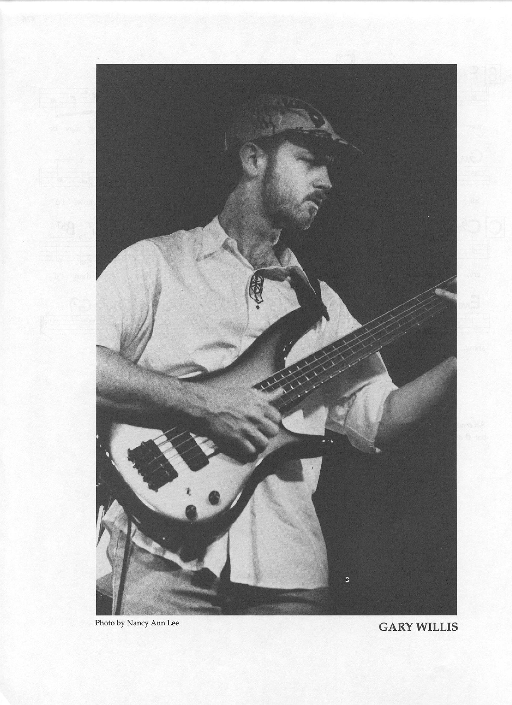 Photo of musicians — Gary Willis Photo of musicians — Gary Willis