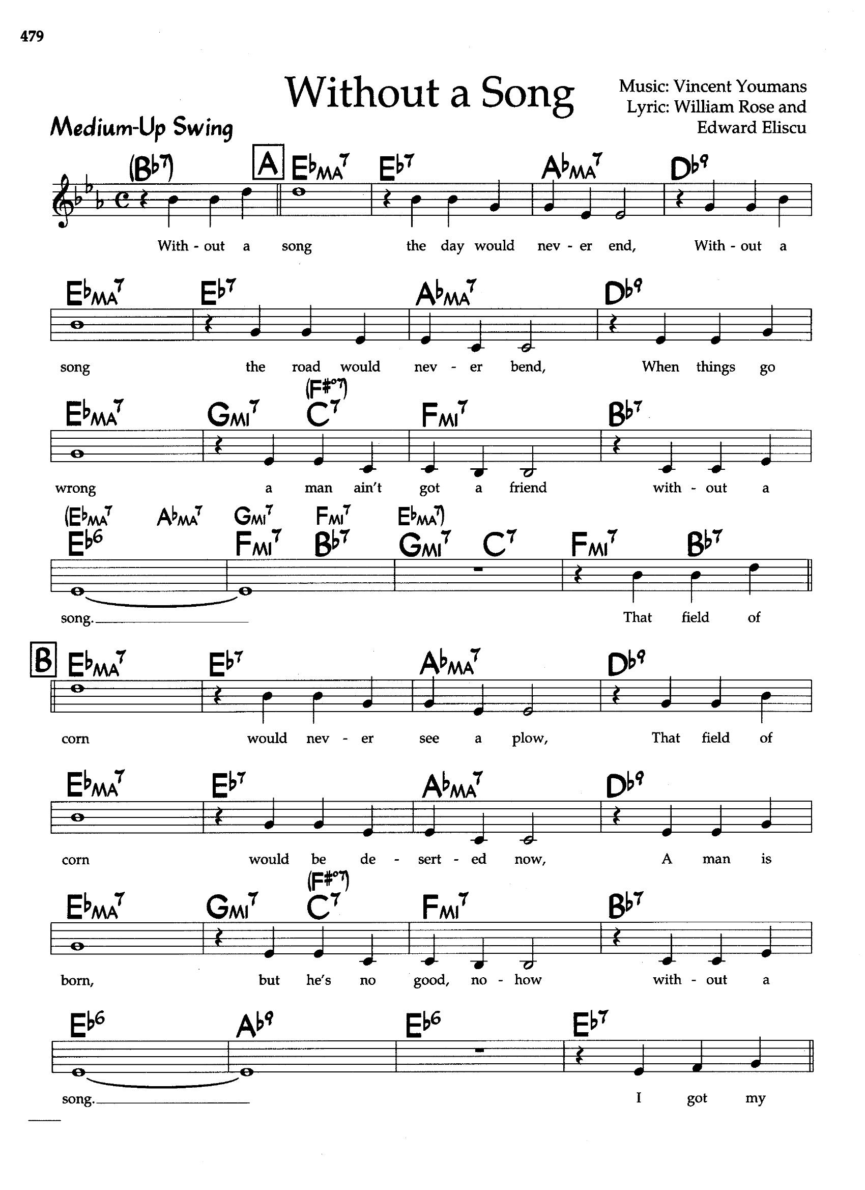 Without A Song Without A Song