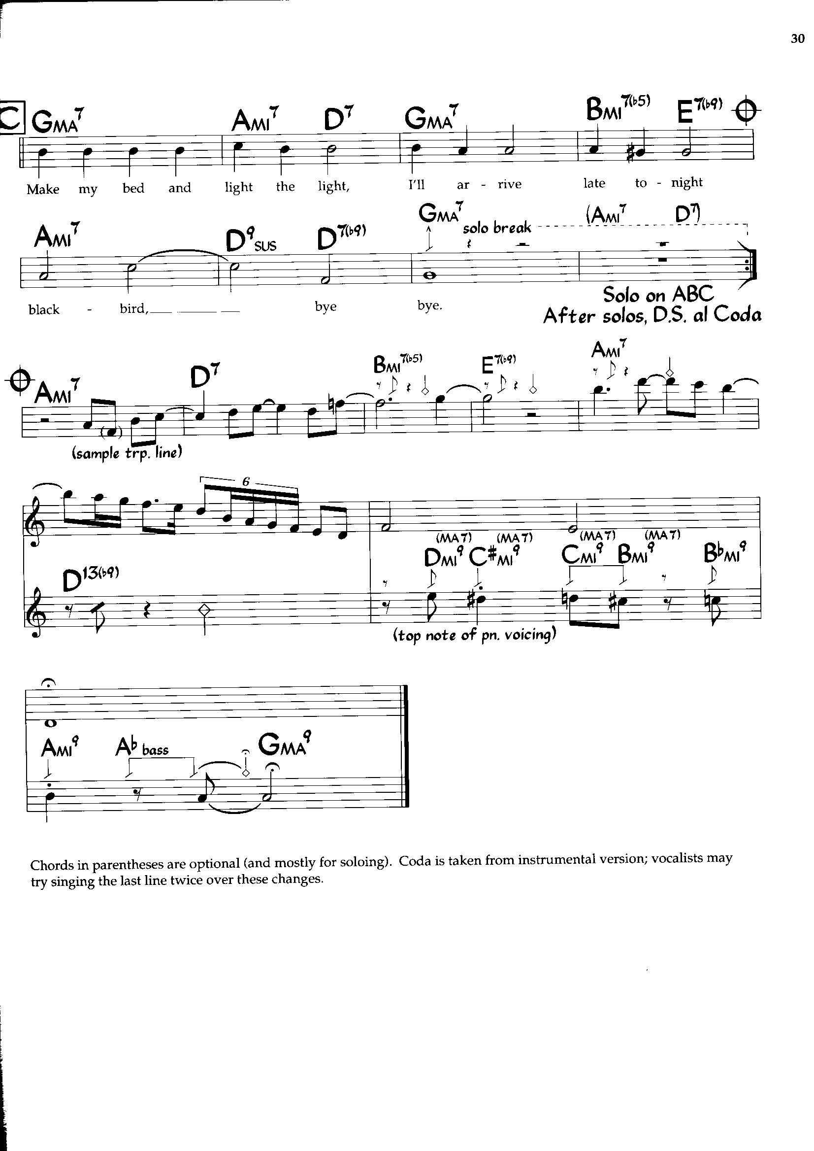 Bye Bye Blackbird — Miles Davis Bye Bye Blackbird — Miles Davis