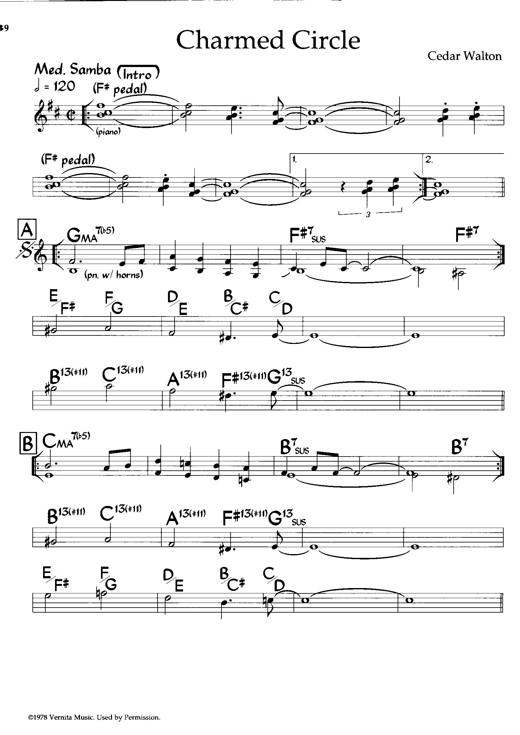 Charmed Circle — Cedar Walton Charmed Circle — Cedar Walton