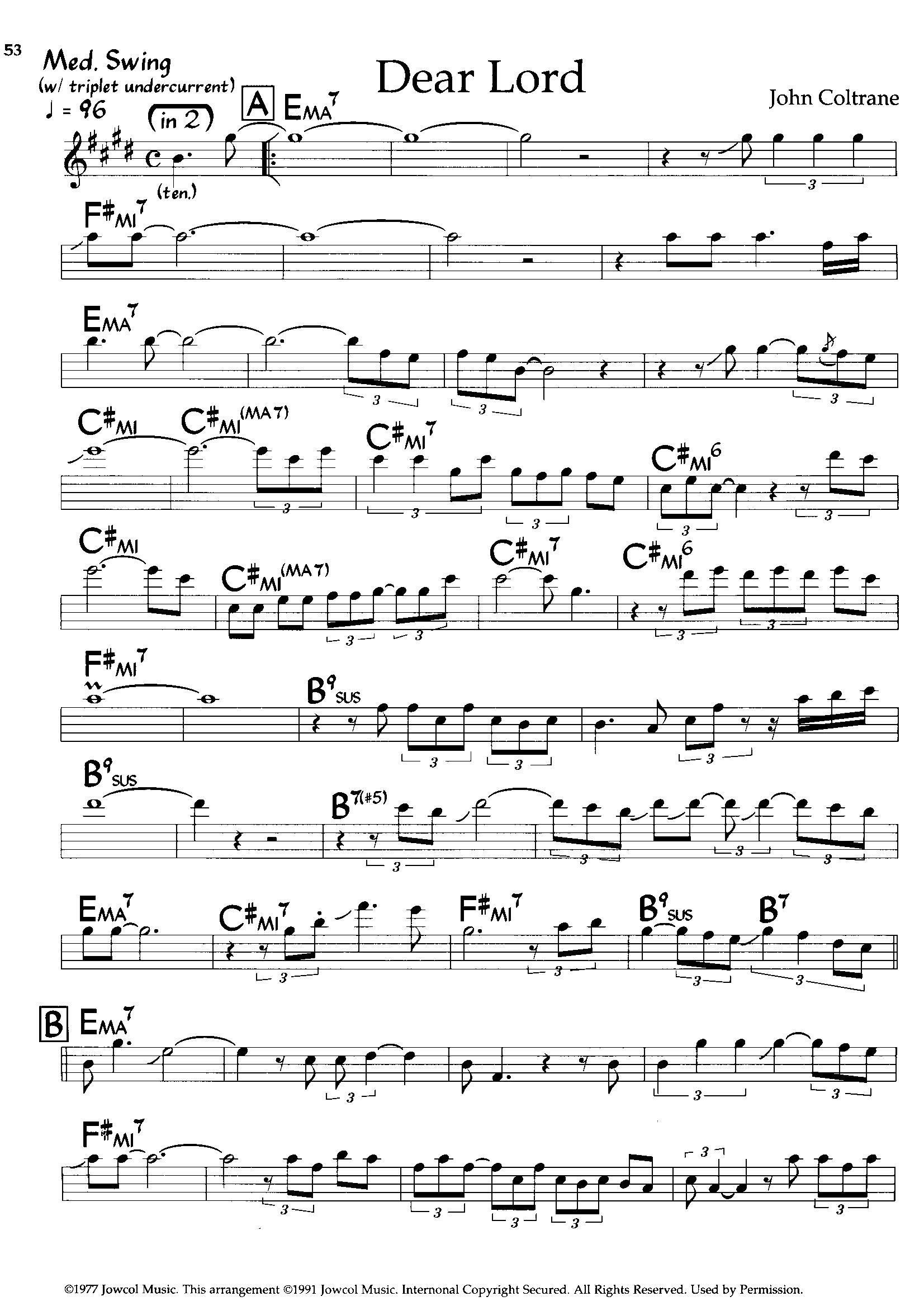 Dear Lord — John Coltrane Dear Lord — John Coltrane
