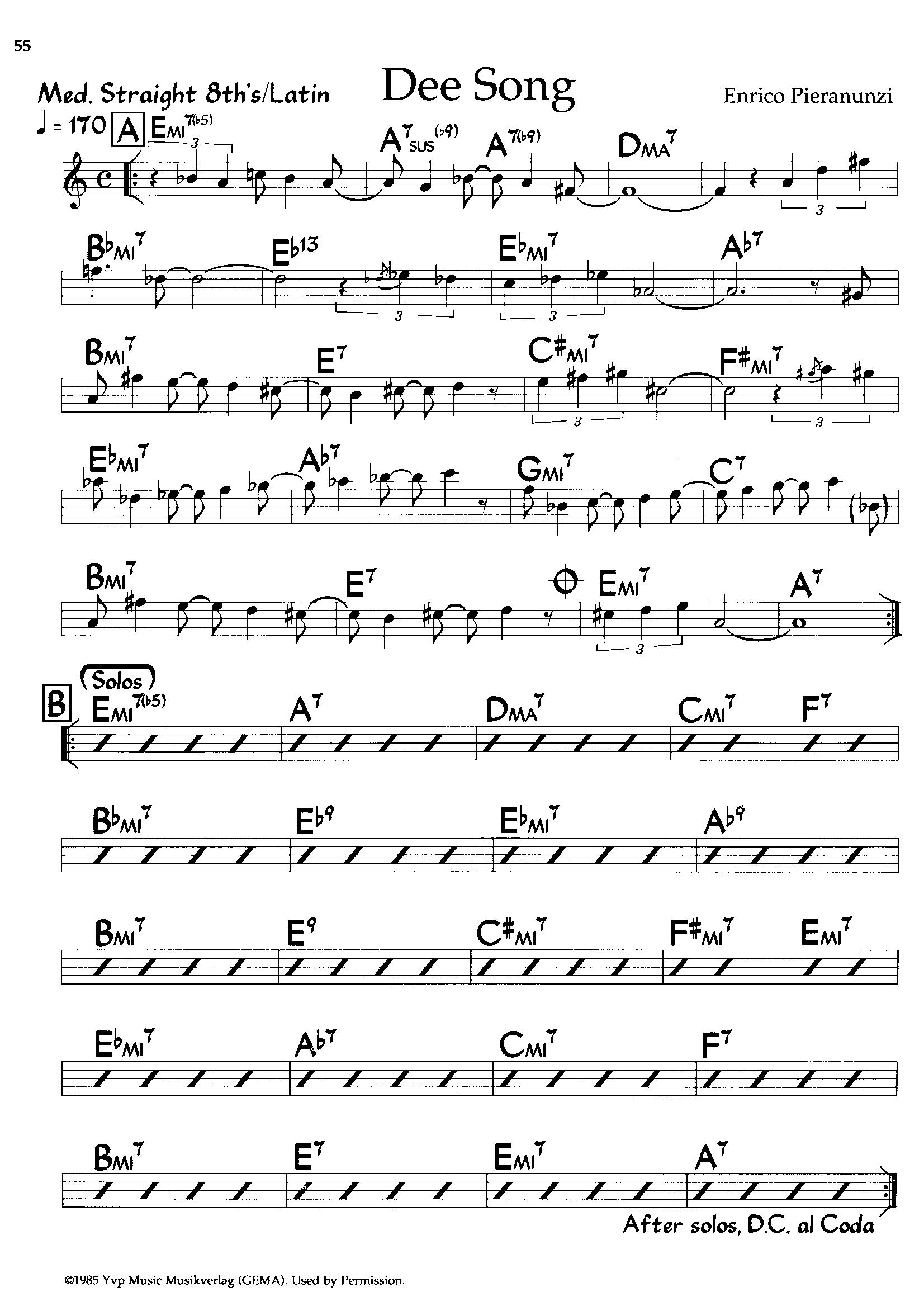 Dee Song — Enrico Pieranunzi Dee Song — Enrico Pieranunzi