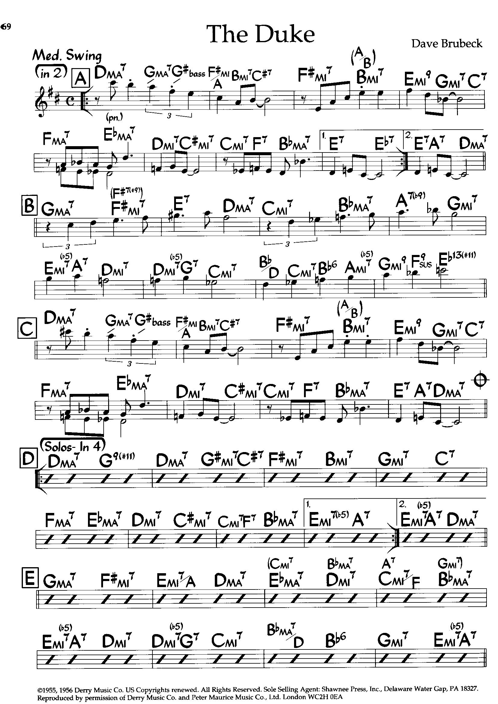 The Duke — Dave Brubeck The Duke — Dave Brubeck