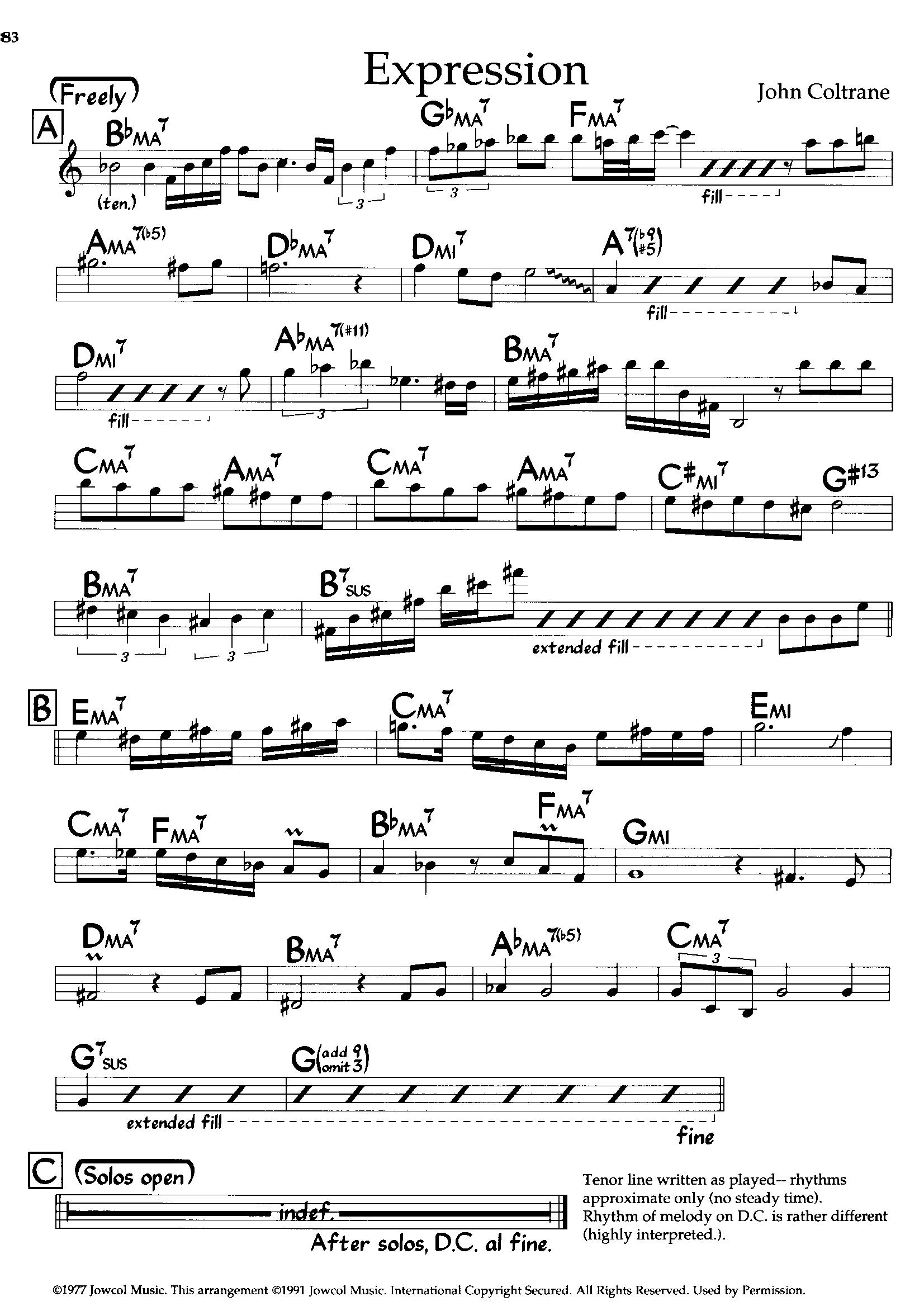 Expression — John Coltrane Expression — John Coltrane