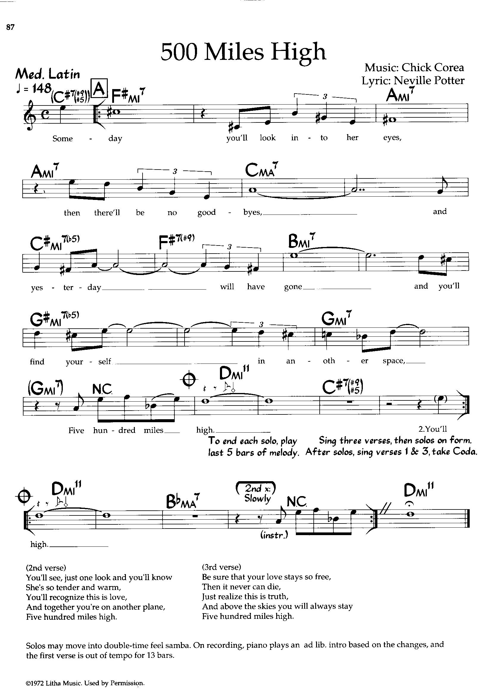 Five Hundred Miles High — Chick Corea Five Hundred Miles High — Chick Corea