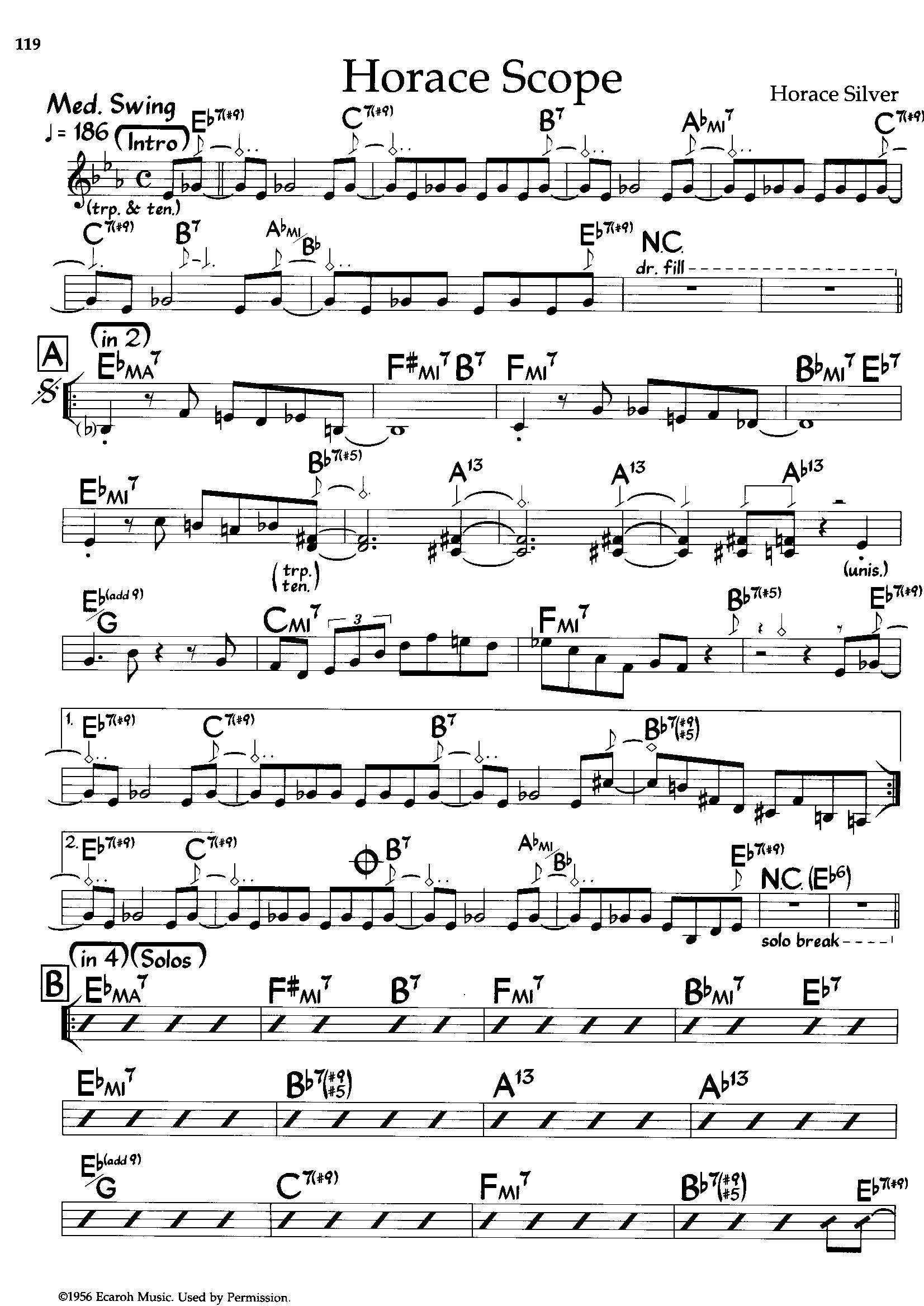 Horacescope — Horace Silver Horacescope — Horace Silver
